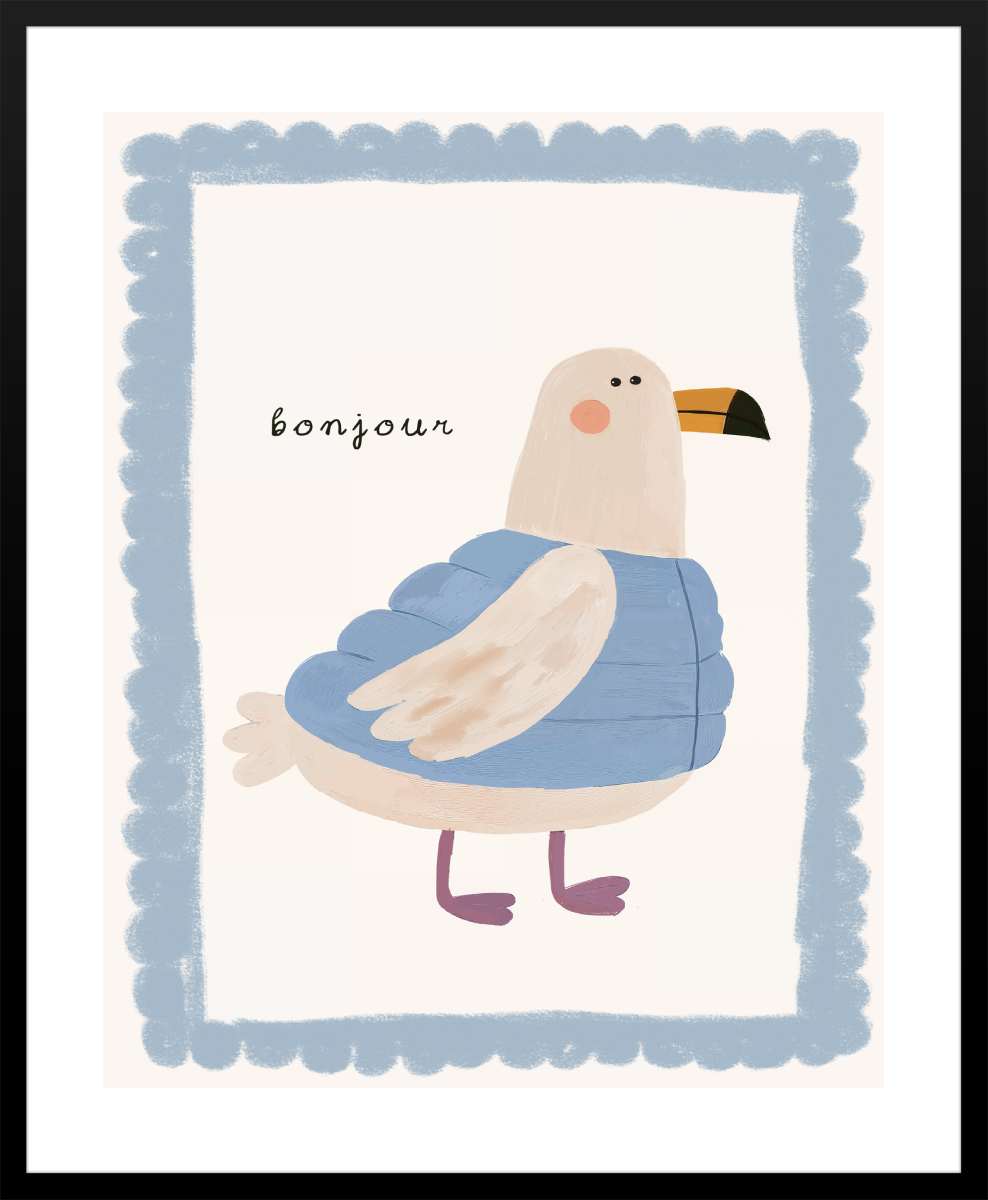 Black Frame with White Border