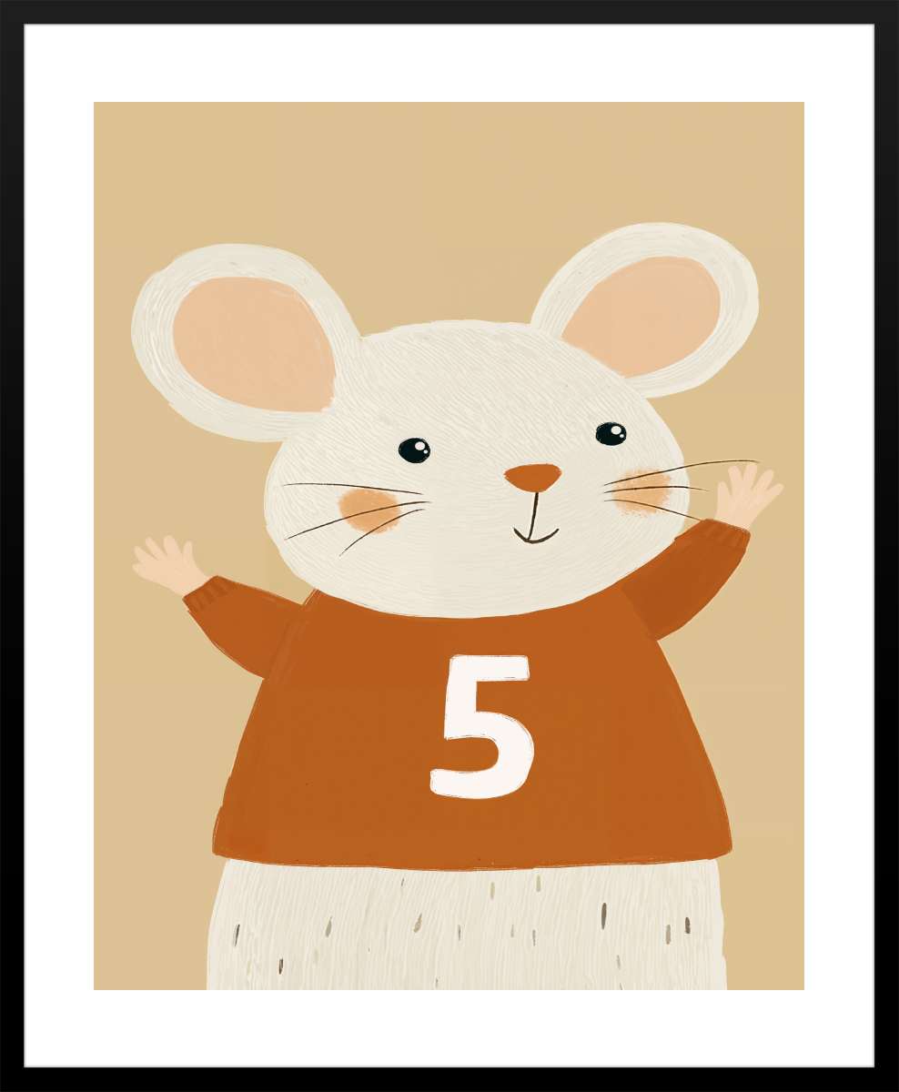 Black Frame with White Border