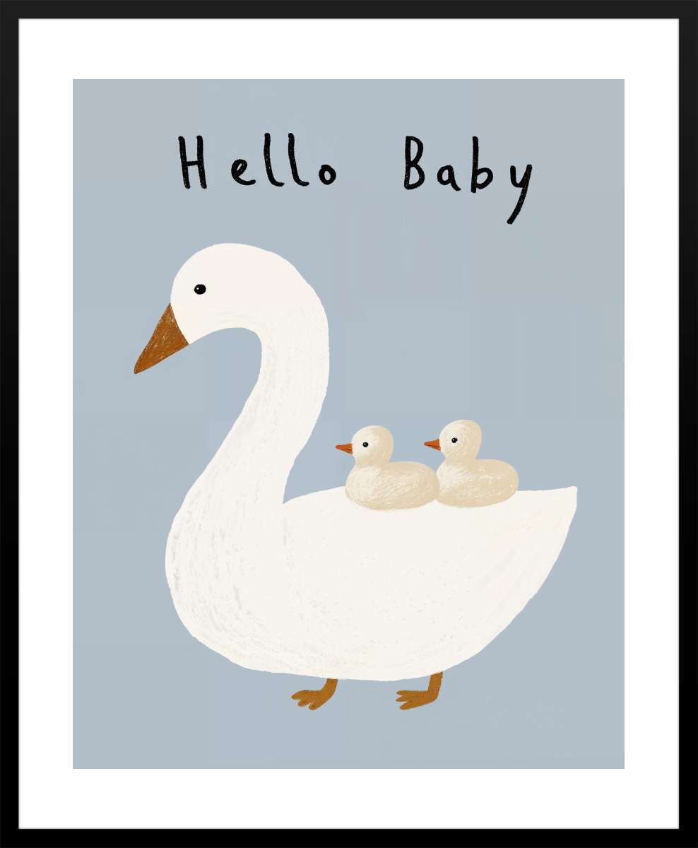 Black Frame with White Border