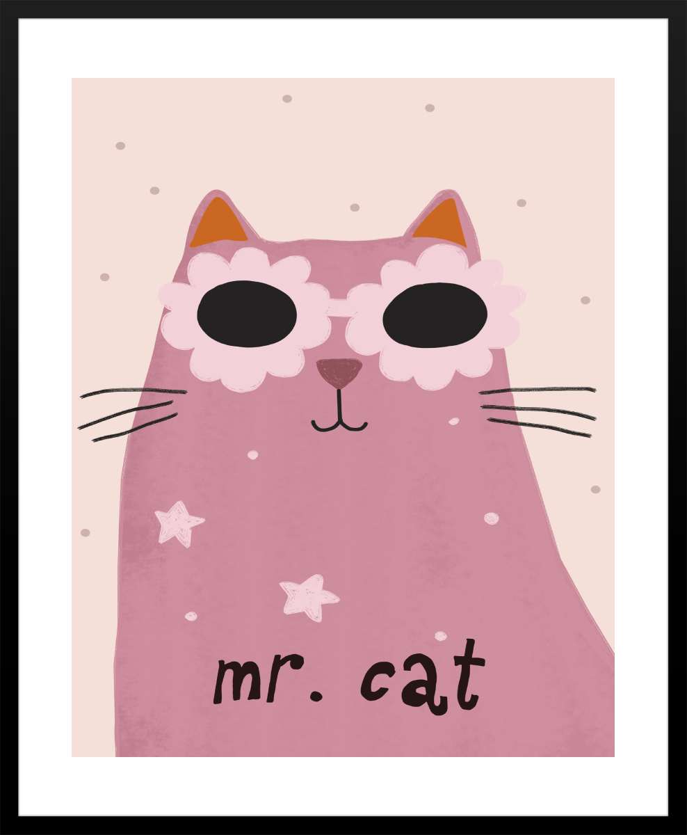 Black Frame with White Border