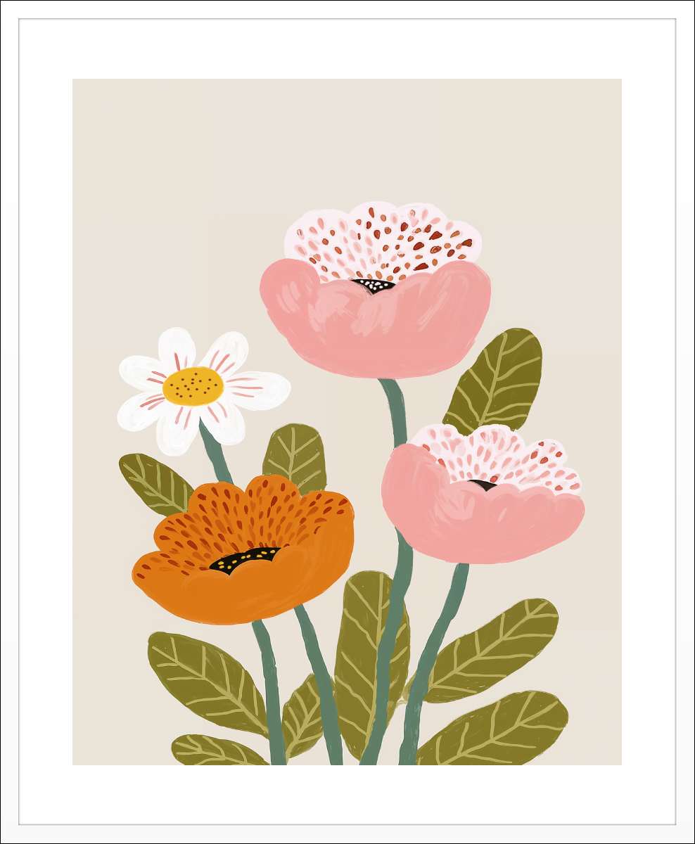 White Frame with White Border
