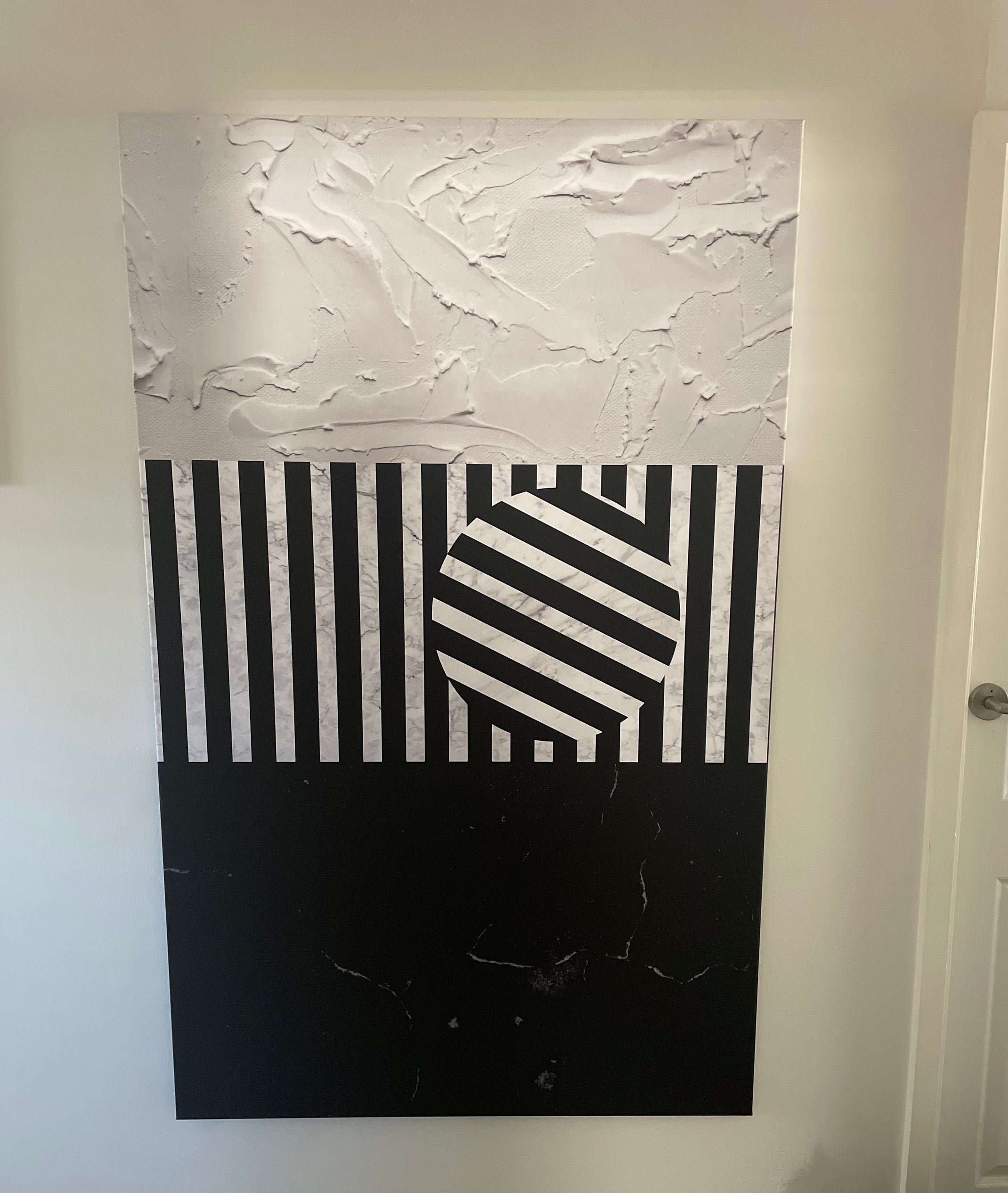Abstract Black and White