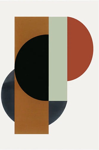 (HIRED) Abstract Geometric in Tans - Print A