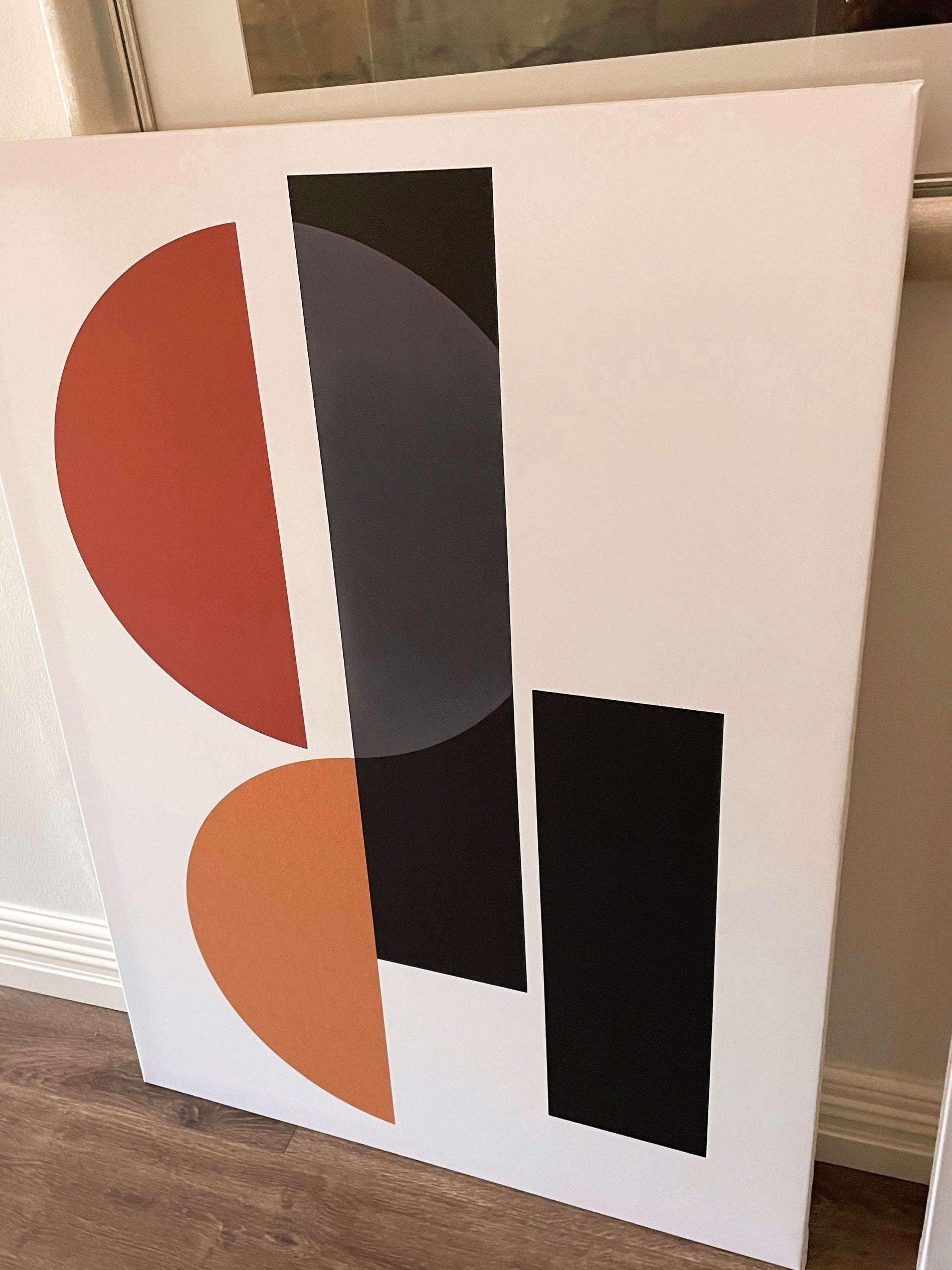 Abstract Geometric in Tans - Print B