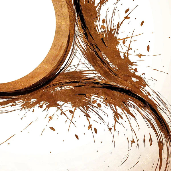 (HIRED) Framed Copper Swirls - Print A