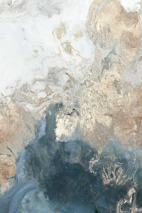 Framed - Ocean Splash - Indigo