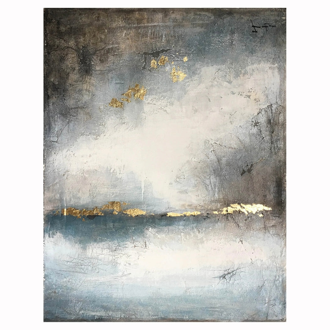 Framed Highland Embellished Canvas