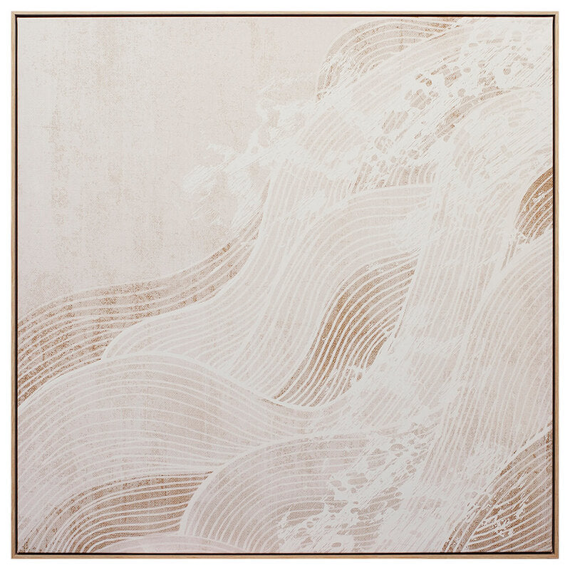 Framed Tidal Wave canvas print