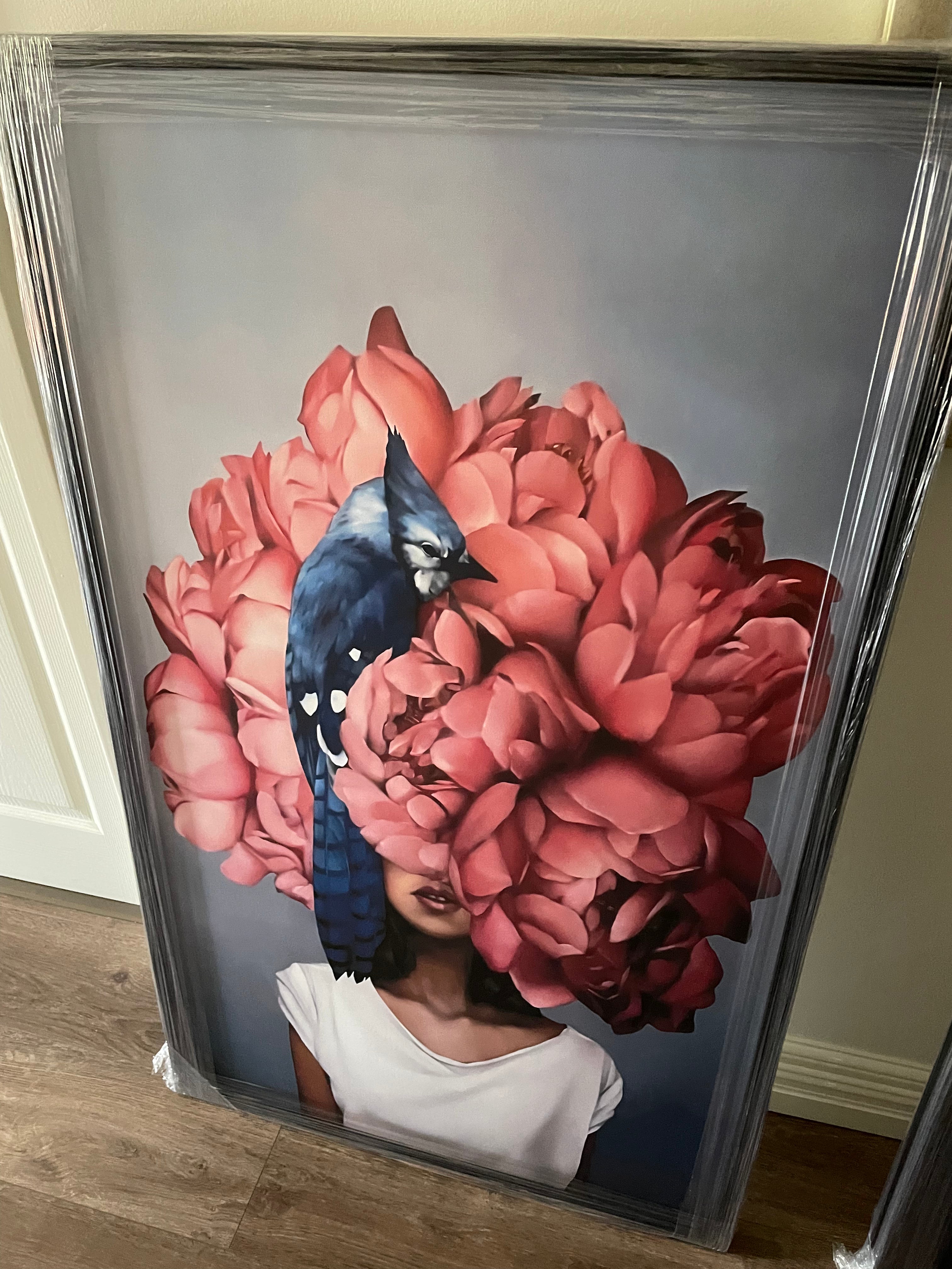 (HIRED) Framed Abstract Modern Gal - Print B