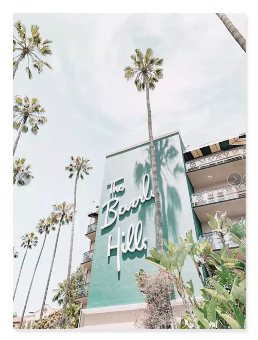 (HIRED) Framed - Beverly Hills - Print A