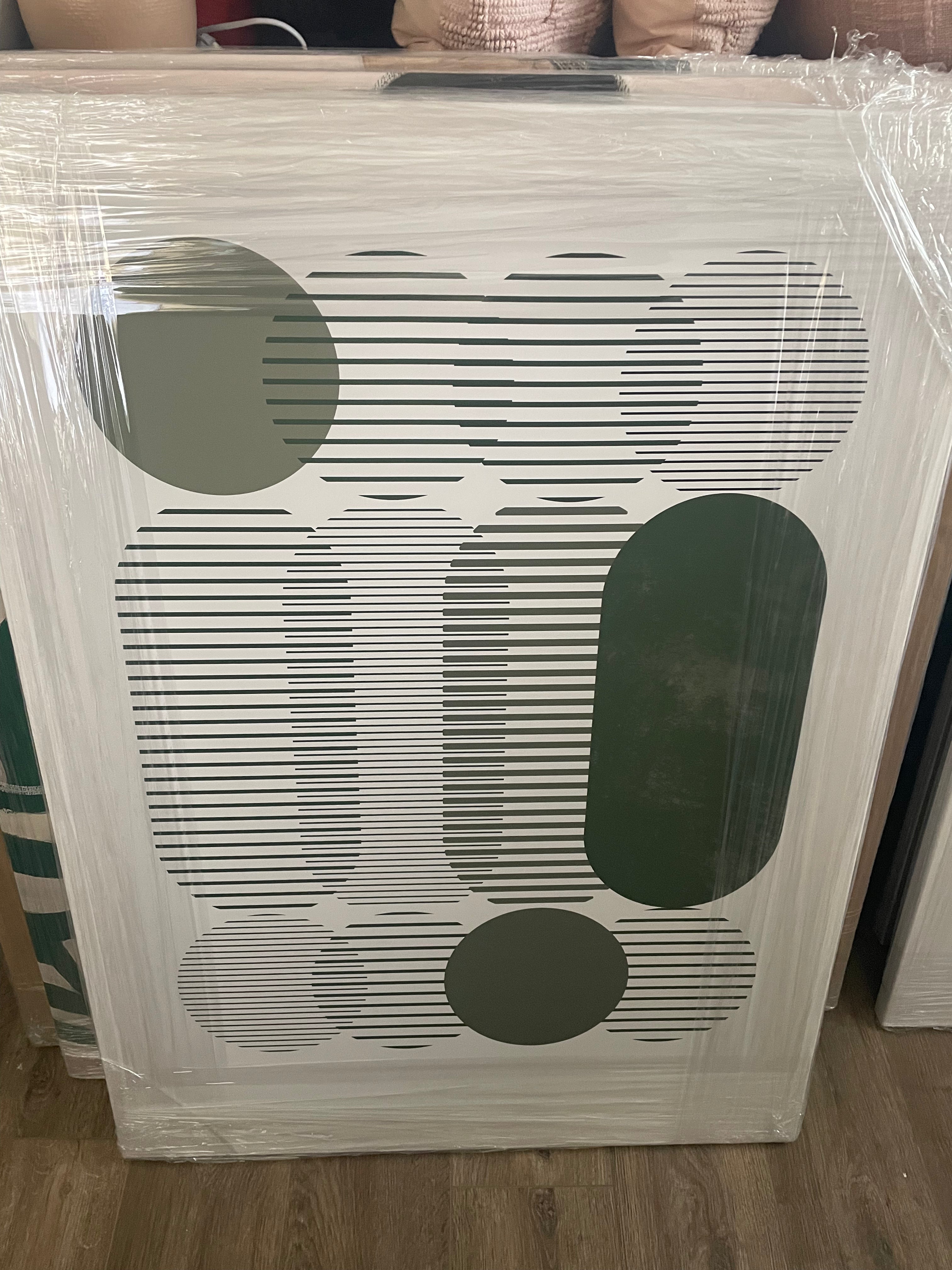 Modern Abstract Olive - Print A