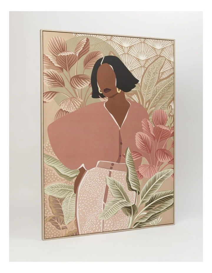 (HIRED) Framed Modern Abstract Woman