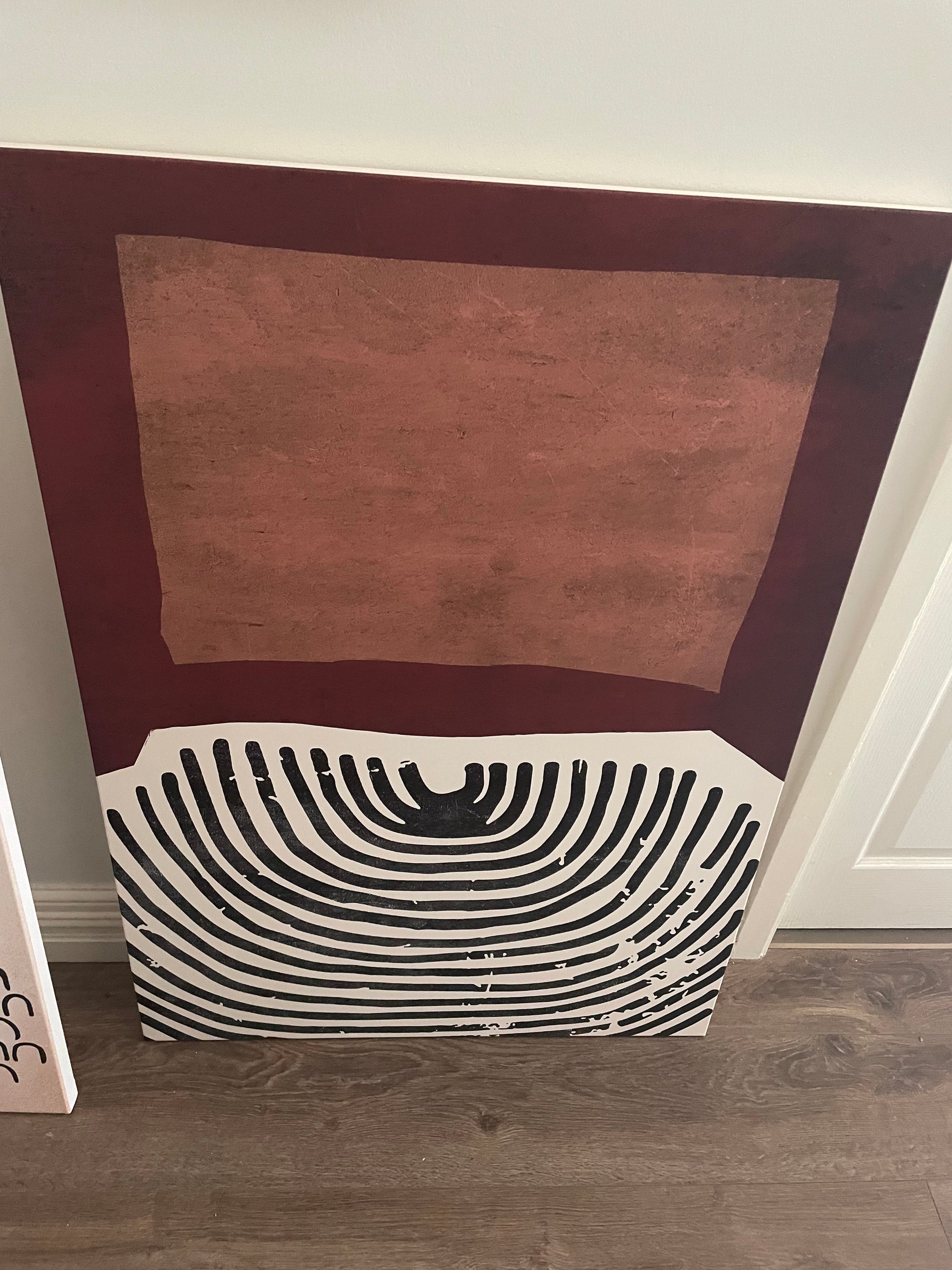 Abstract Lines Tan