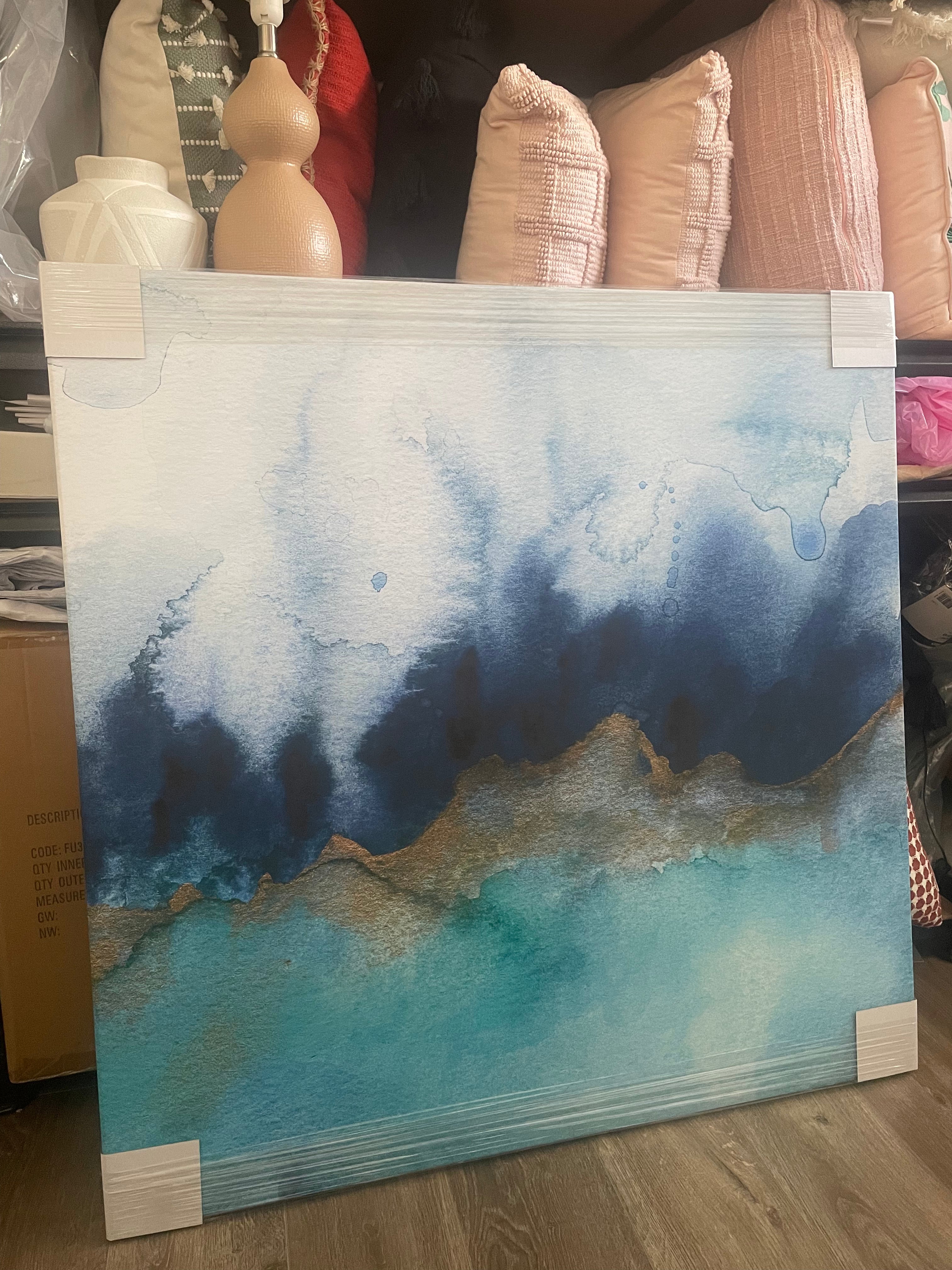 Abstract Watercolour - Shades of Blue