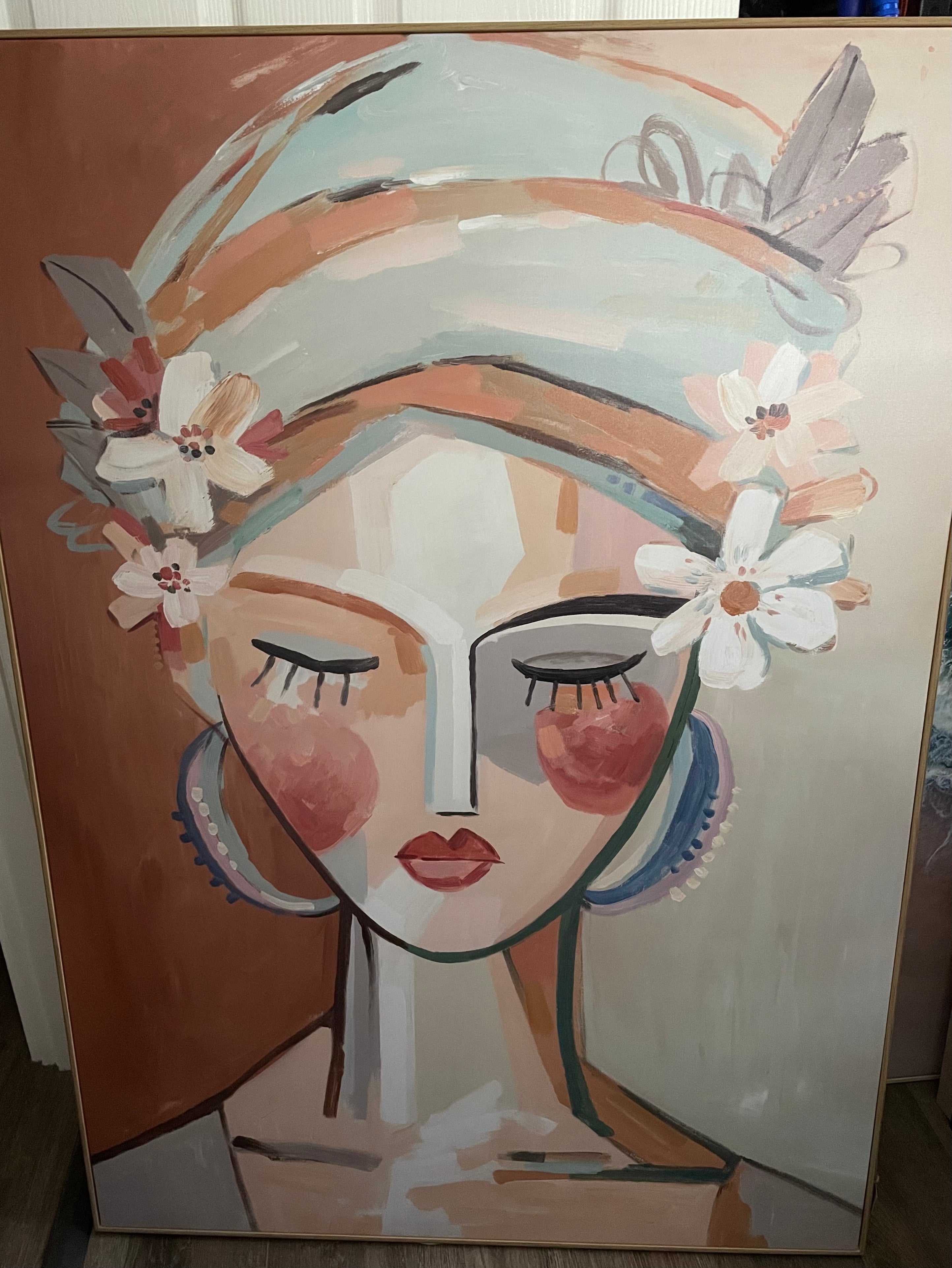 Framed Claudia Canvas
