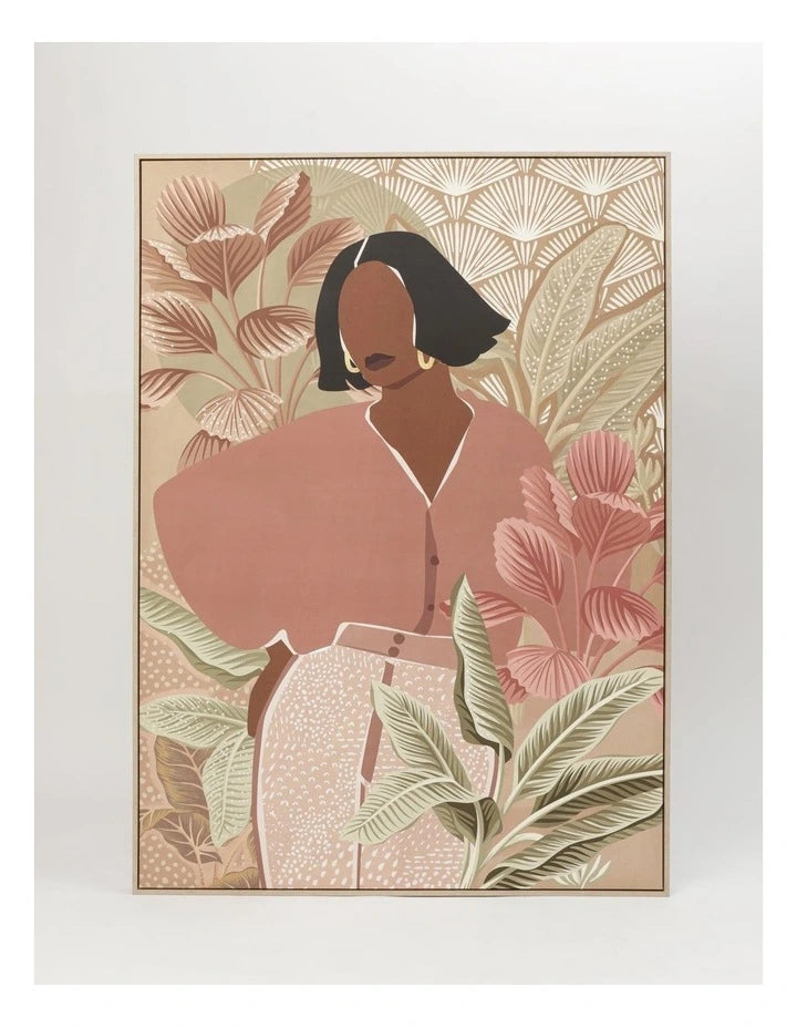 (HIRED) Framed Modern Abstract Woman