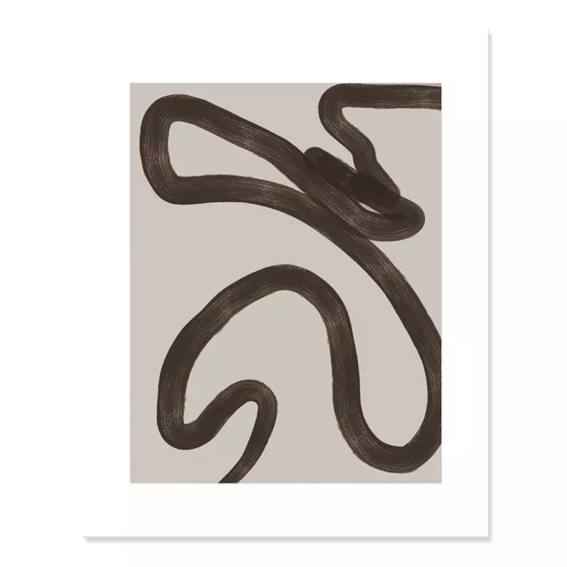 (HIRED) Abstract Minimal Brush Stroke