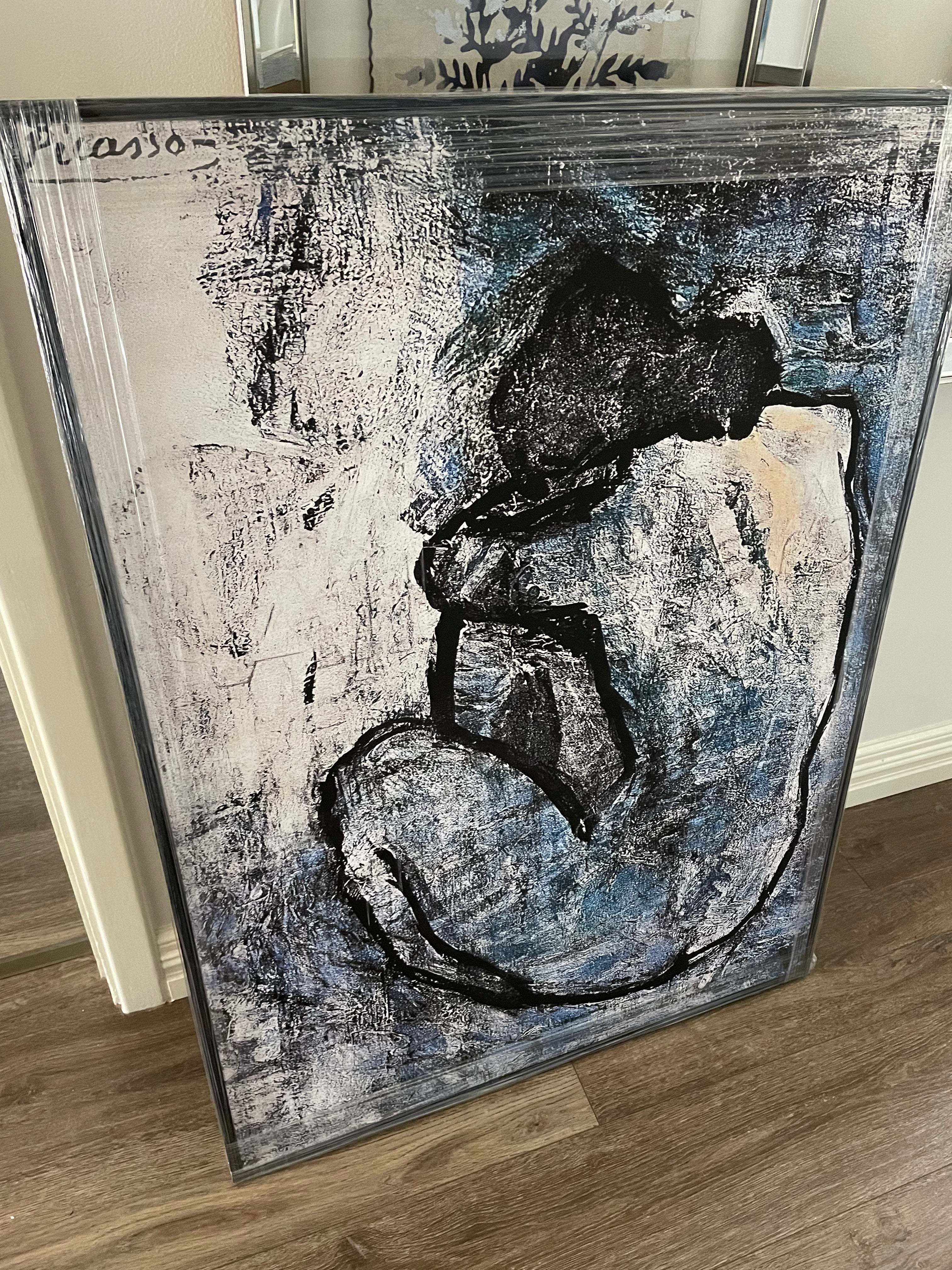 (HIRED) Framed Abstract Picasso Woman Sketch