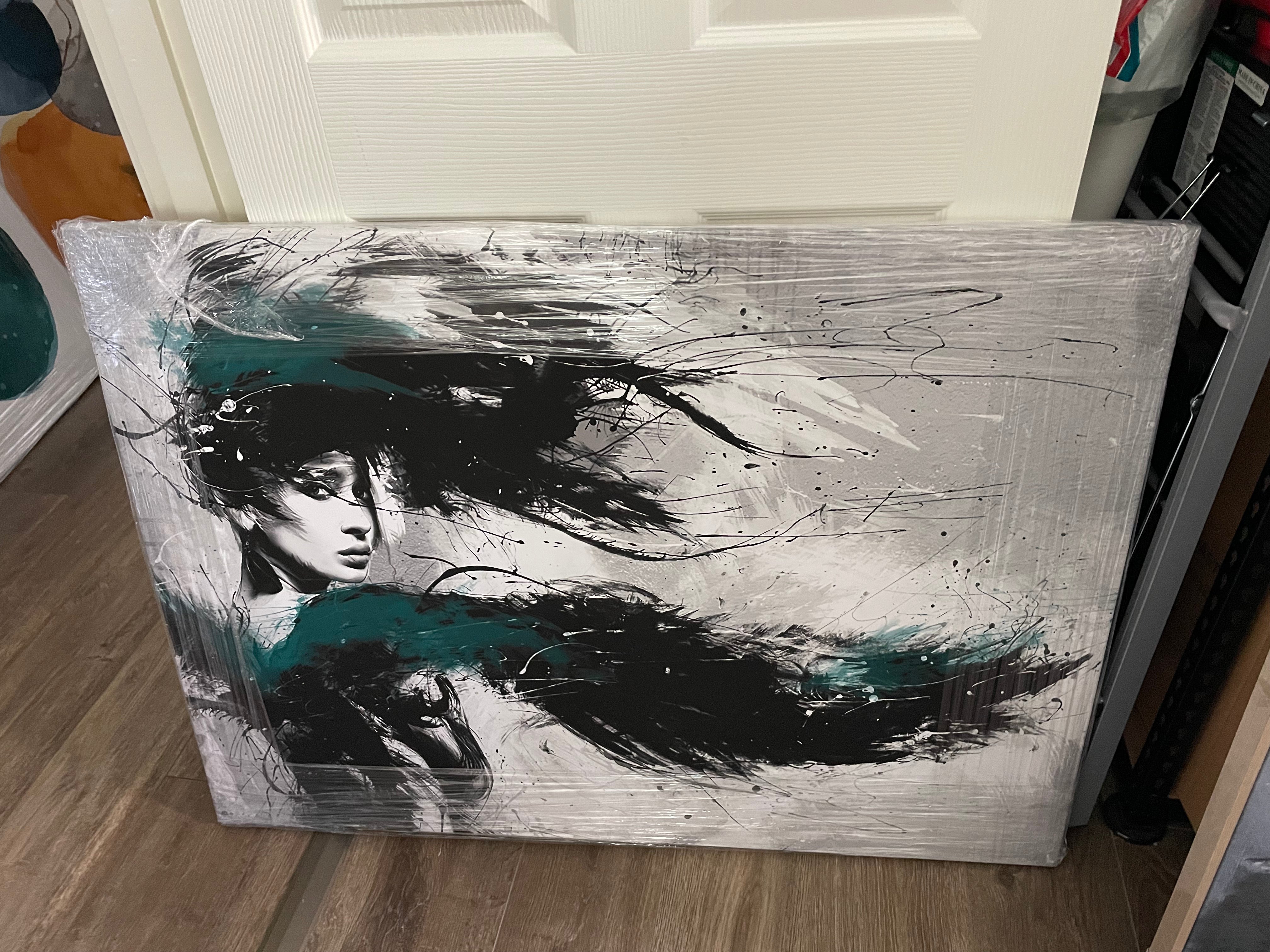 Woman in Teal