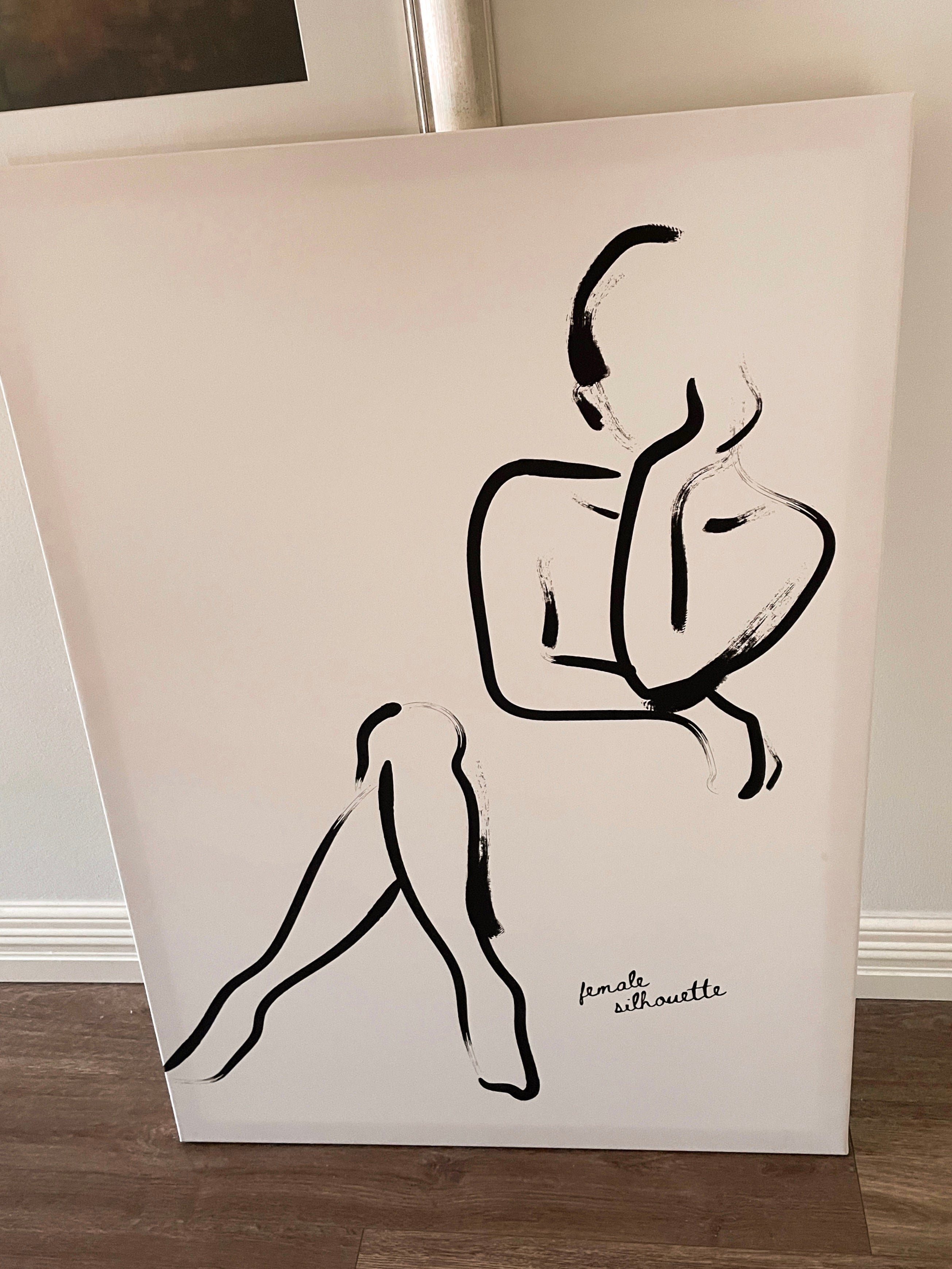 Line Drawing - Woman Silhouette