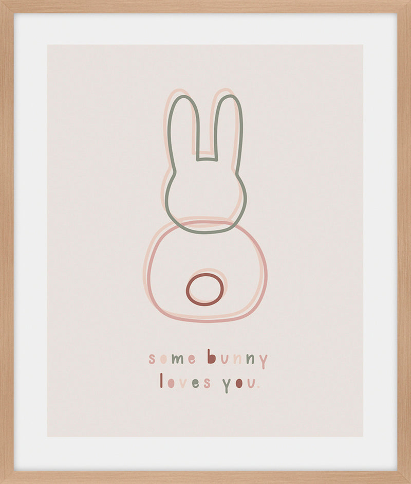 Bunny Framed Painting