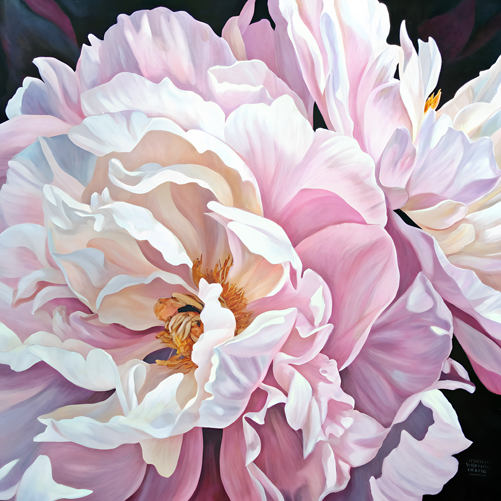 Blush Rosette - Print B (X-Large)