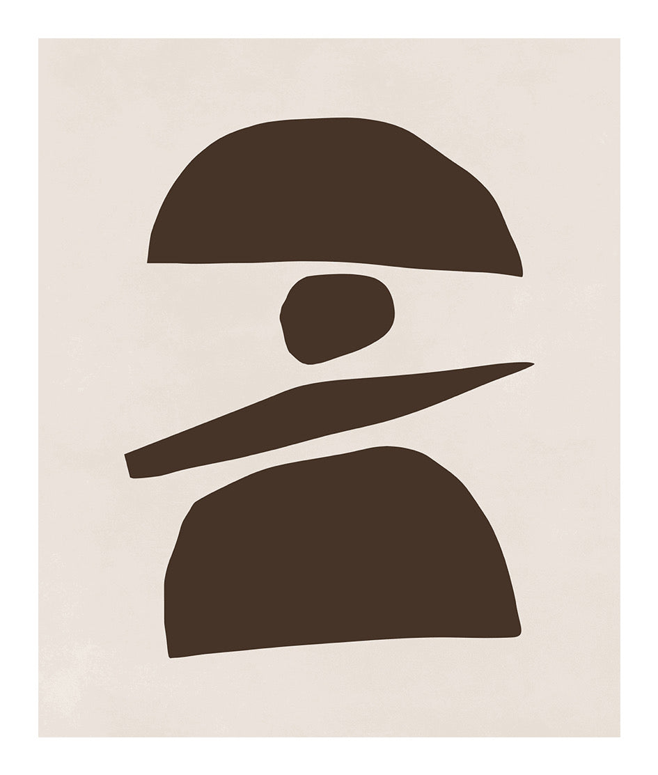 Framed -  Drift & Form (Chocolate) - Print A