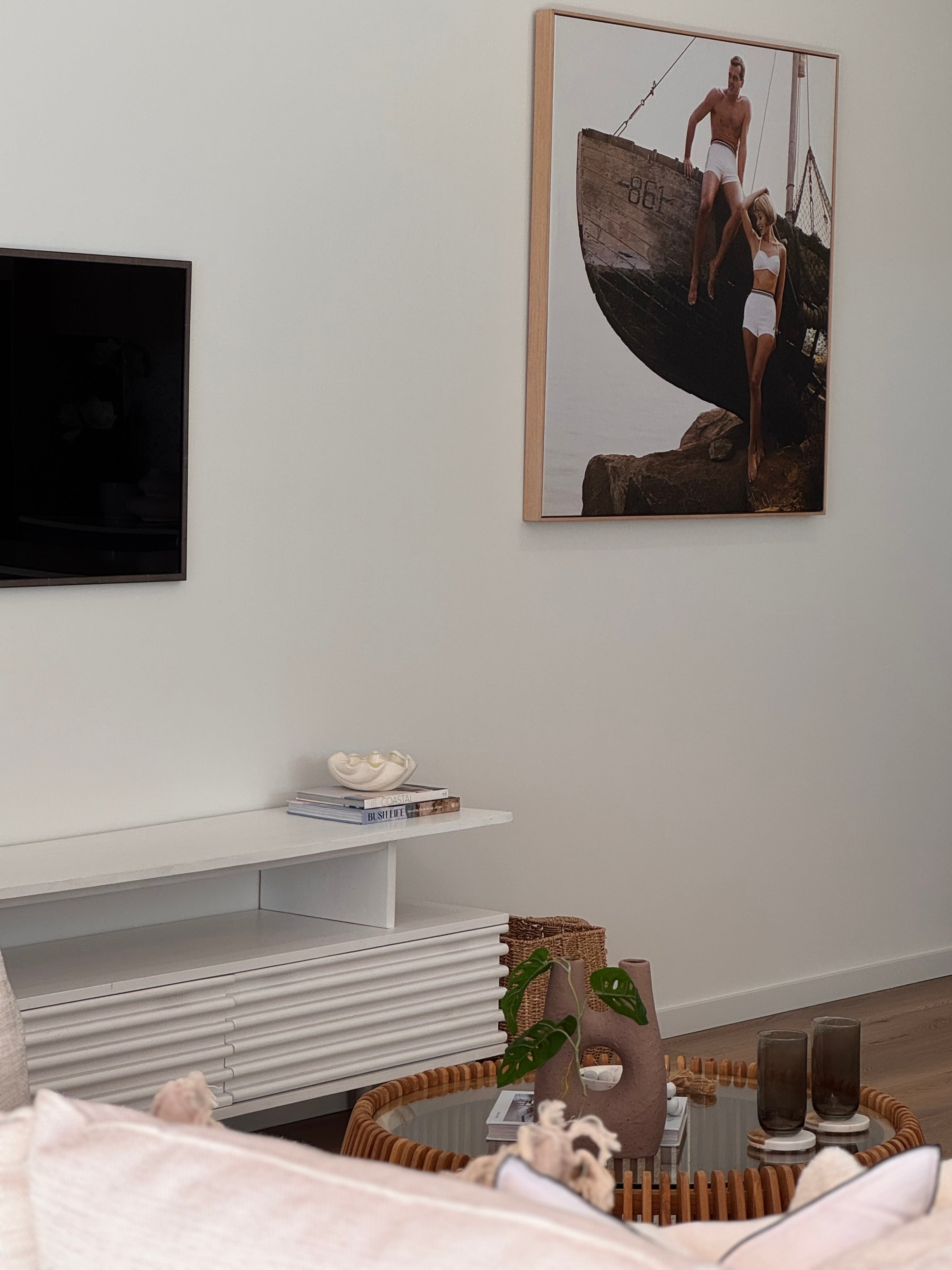 (HIRED) Framed -  Vintage Shipwrecked (X- LARGE)