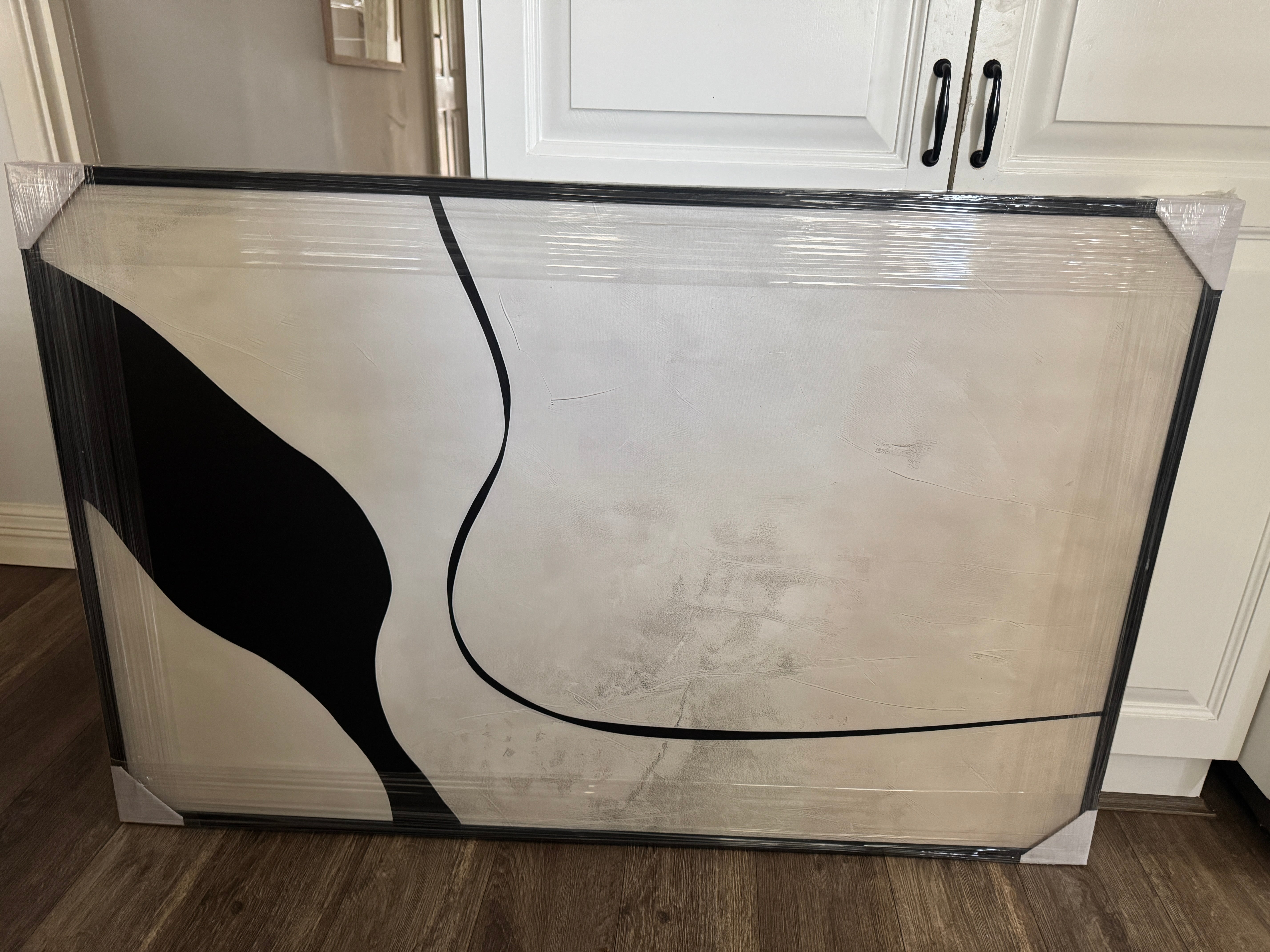(HIRED) Framed - Black Beige Delta