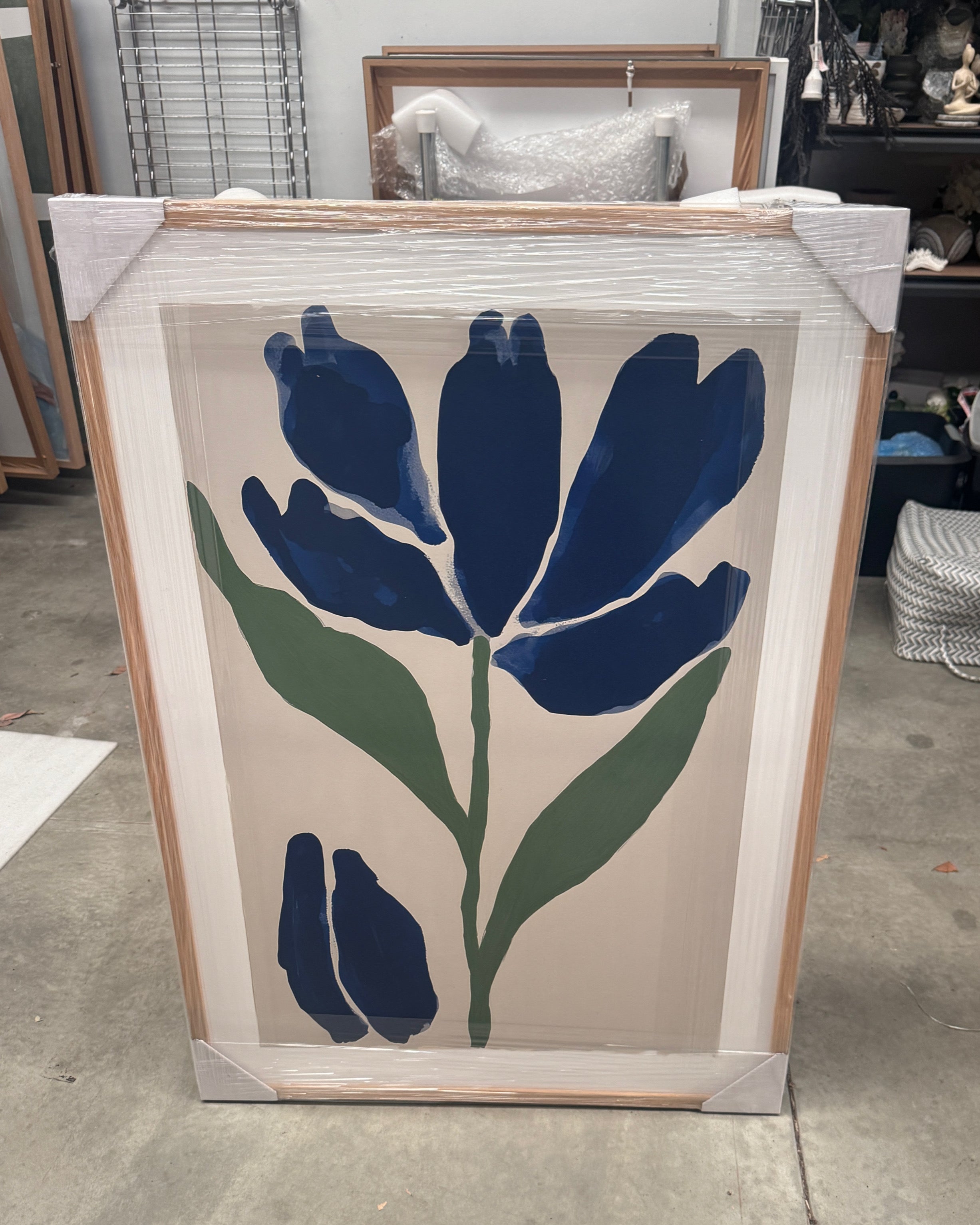 Framed - Blue Lily