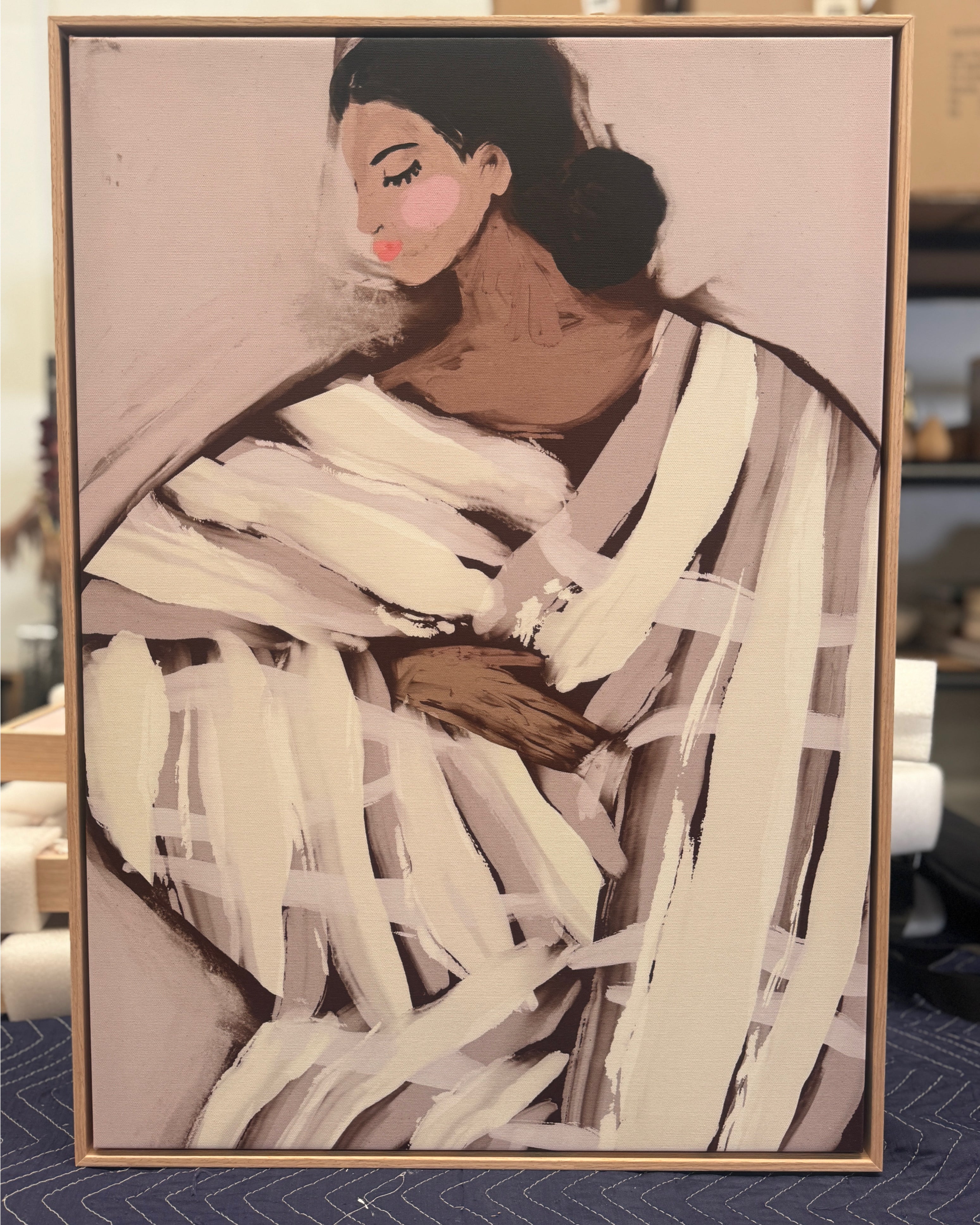 (HIRED) Framed -  Wrapped Serenity