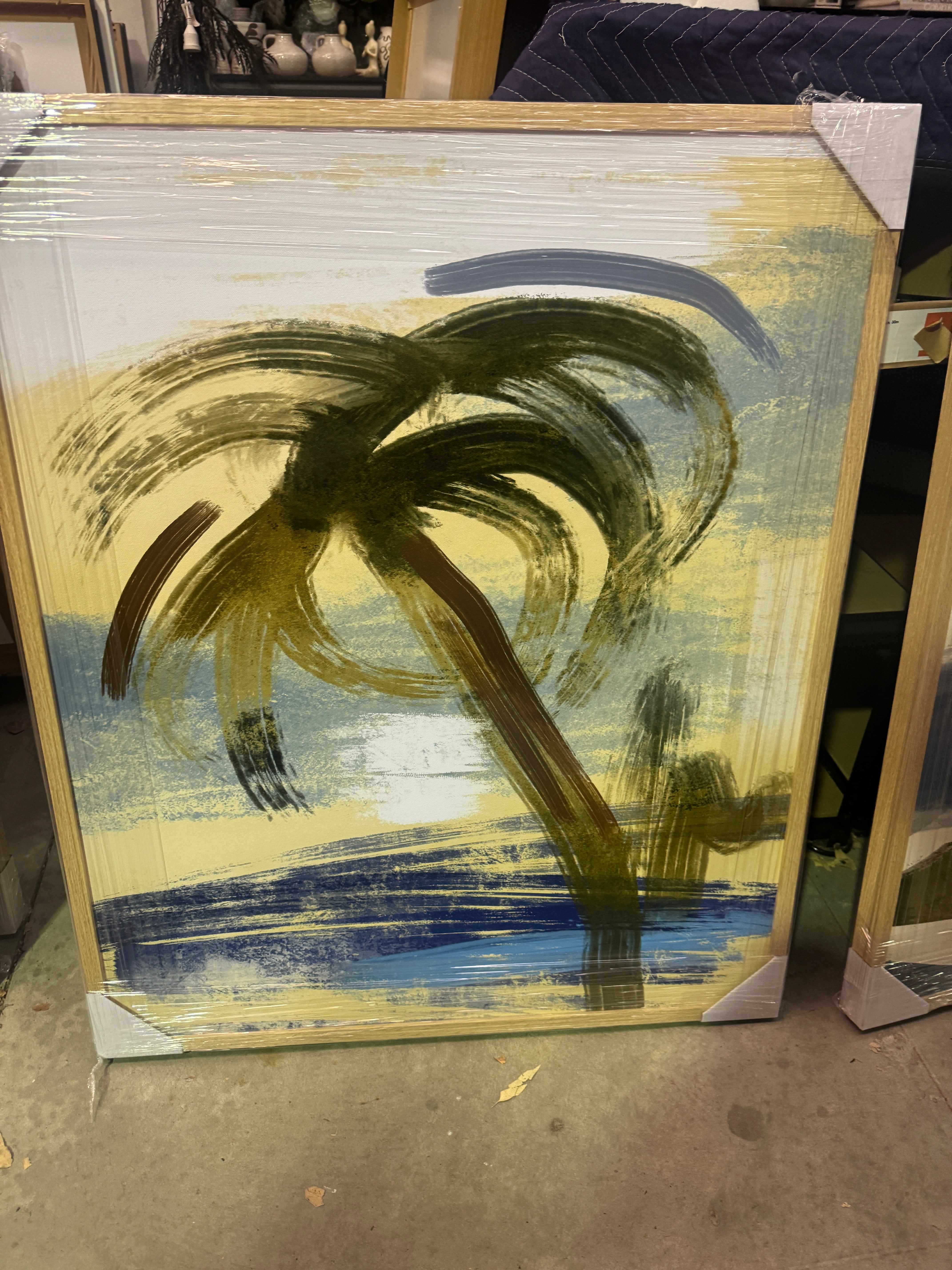 (HIRED) Framed - Watercolour Palms - Print B