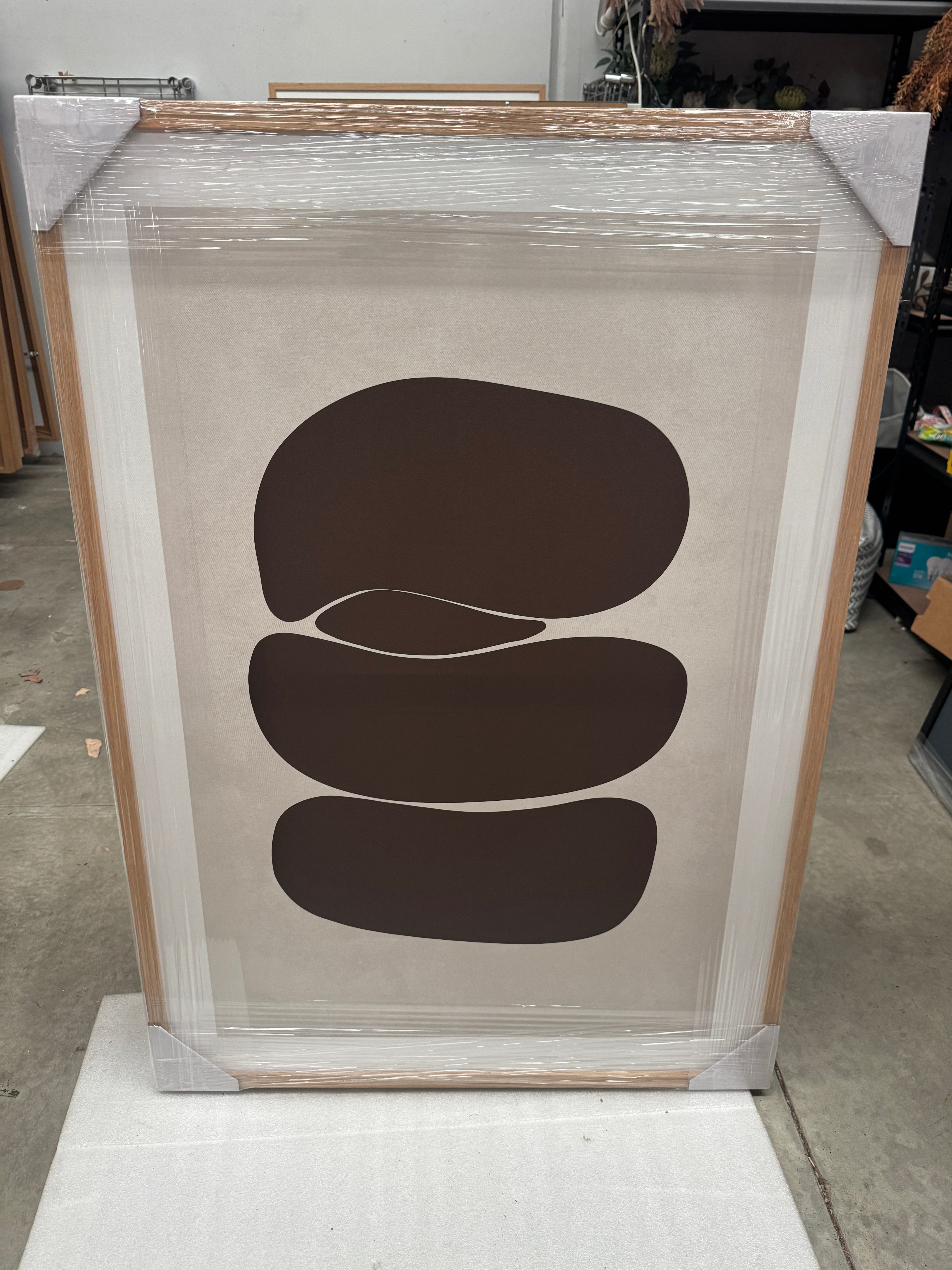 Framed -  Drift & Form (Chocolate) - Print A