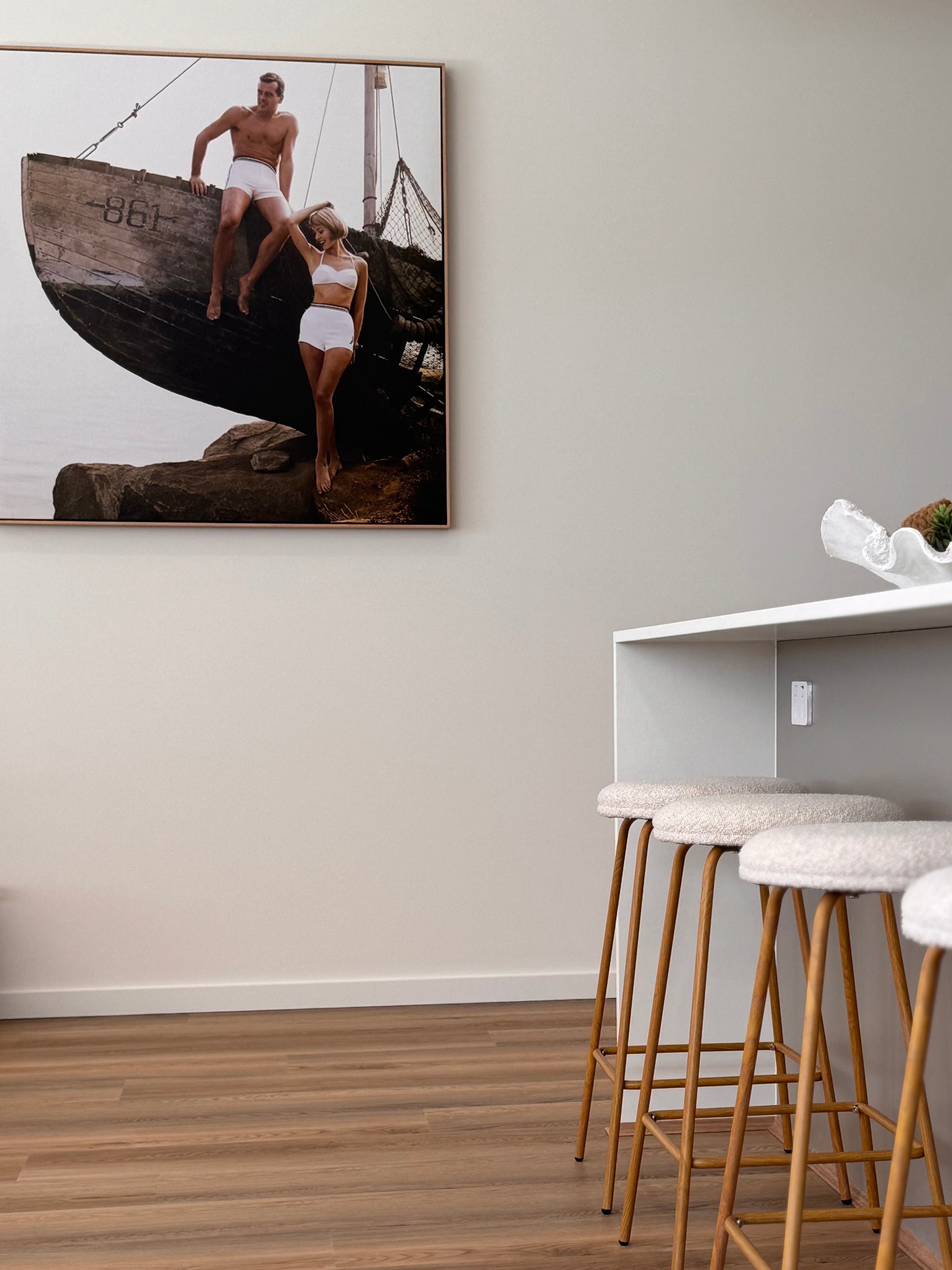 (HIRED) Framed -  Vintage Shipwrecked (X- LARGE)