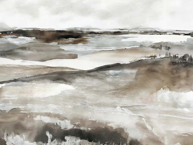 Wintery Beach - Print A