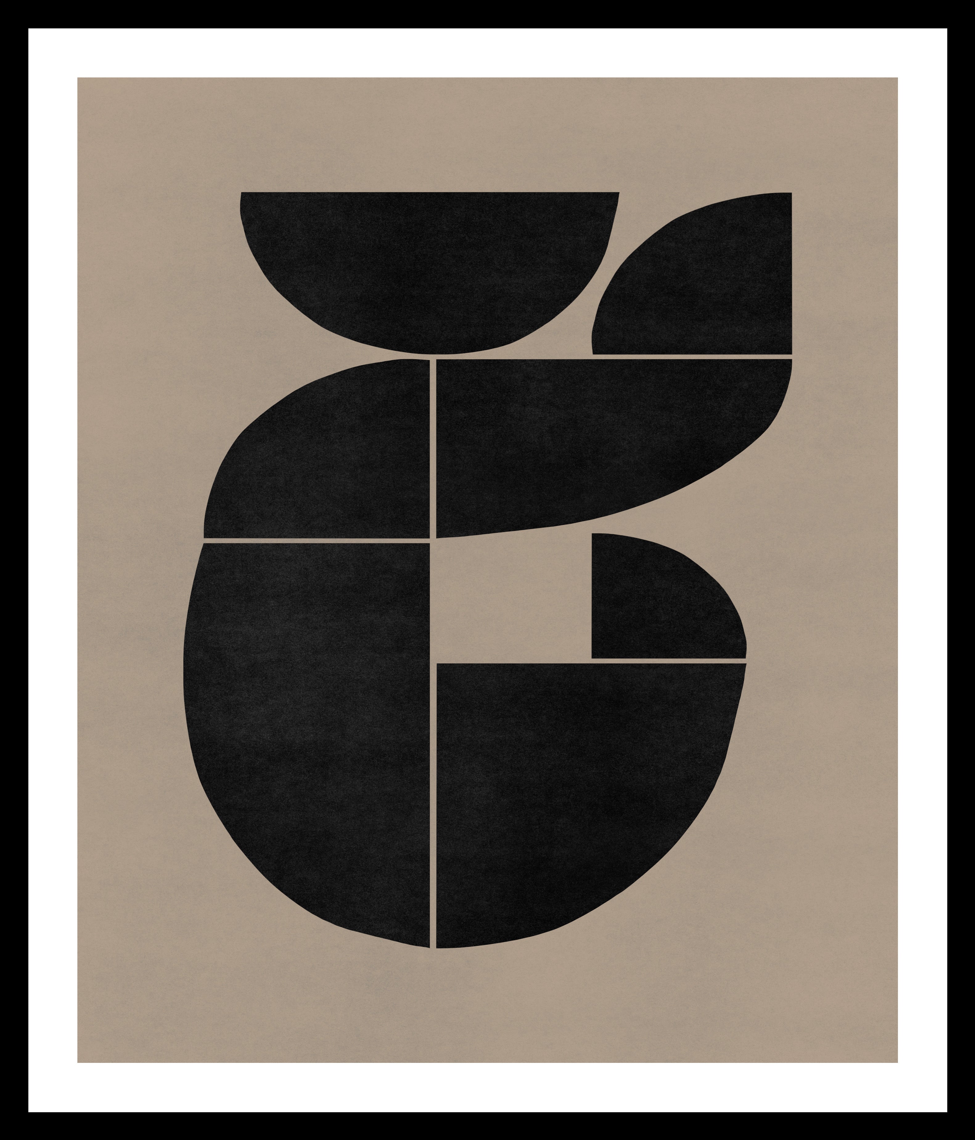 (HIRRD) Framed - Soft Angles - Print C