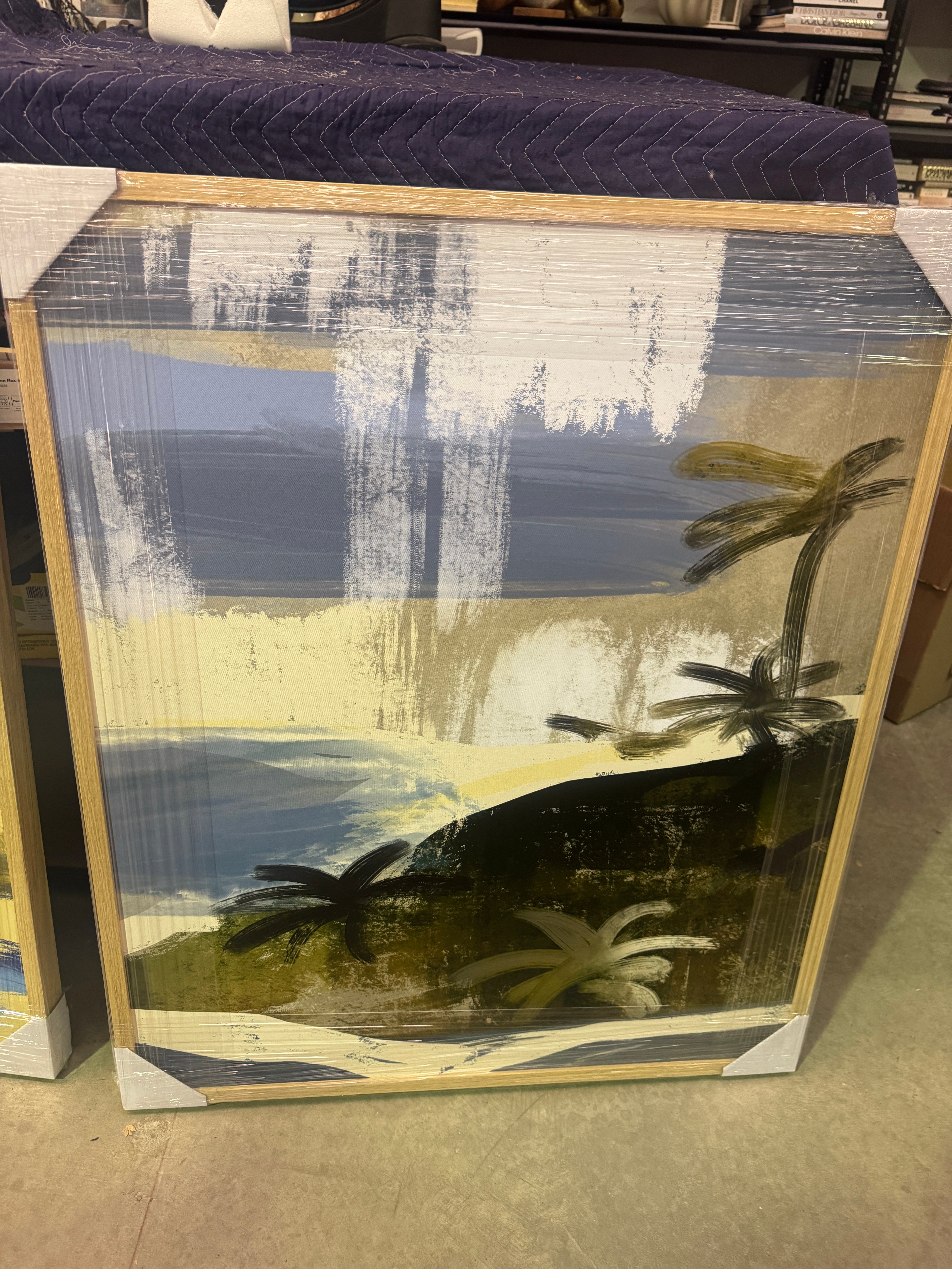 (HIRED) Framed - Watercolour Palms - Print C