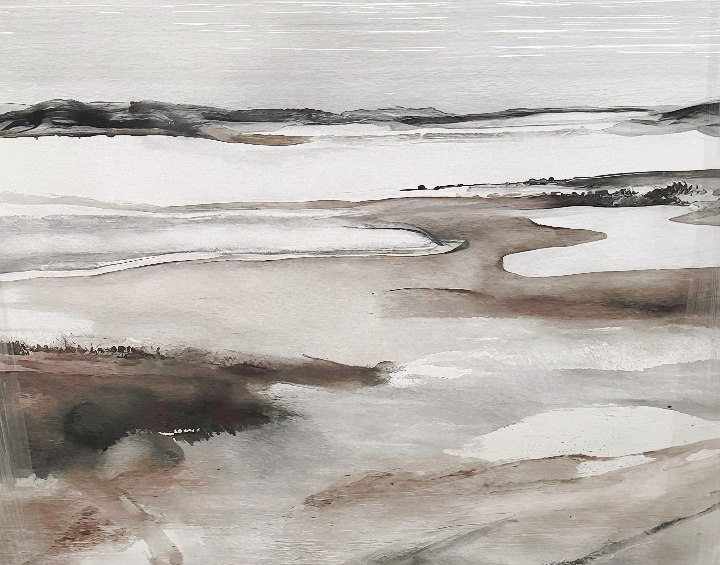 Wintery Beach - Print B