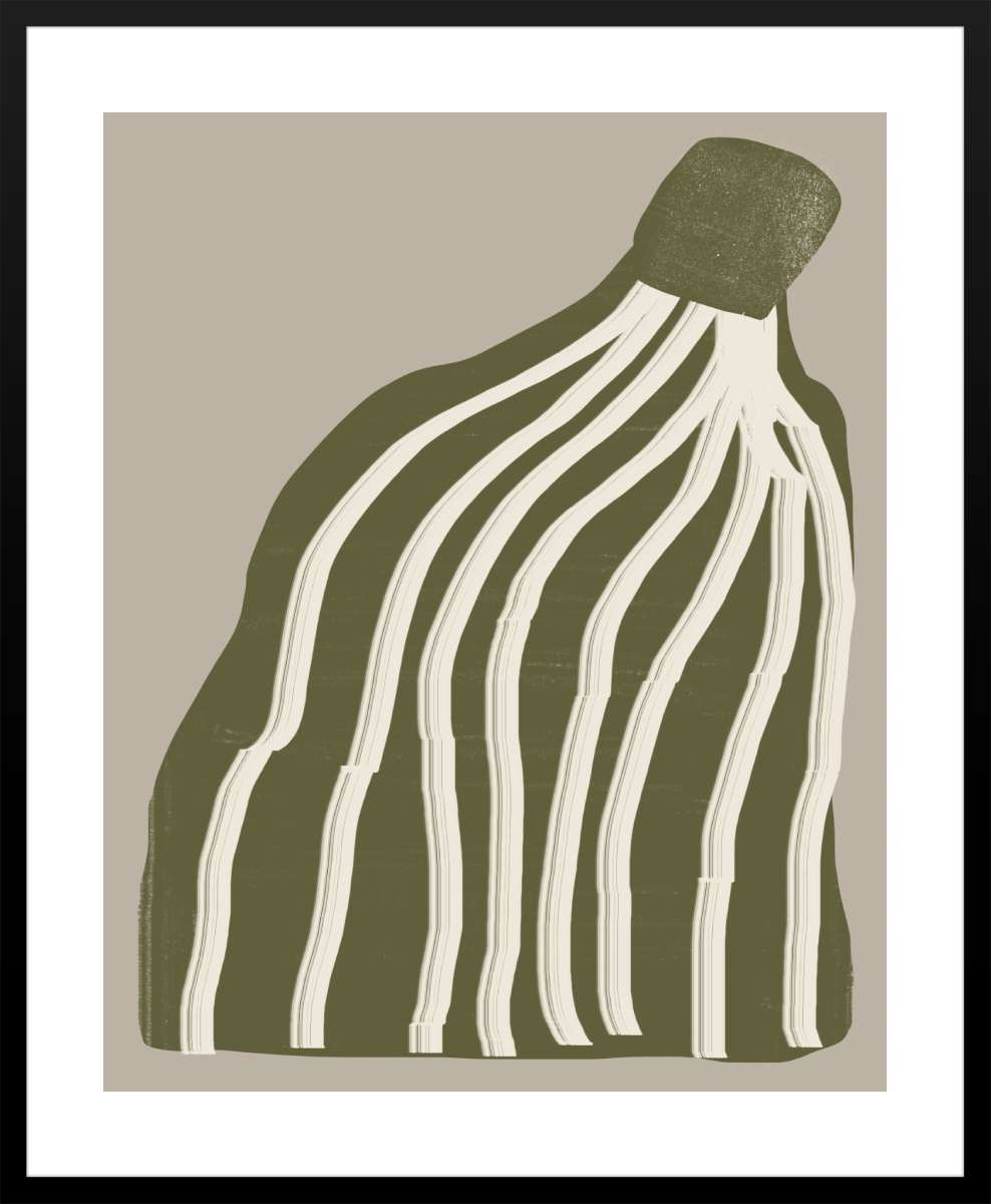 Black Frame with White Border