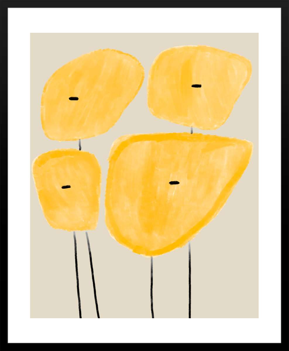 Black Frame with White Border