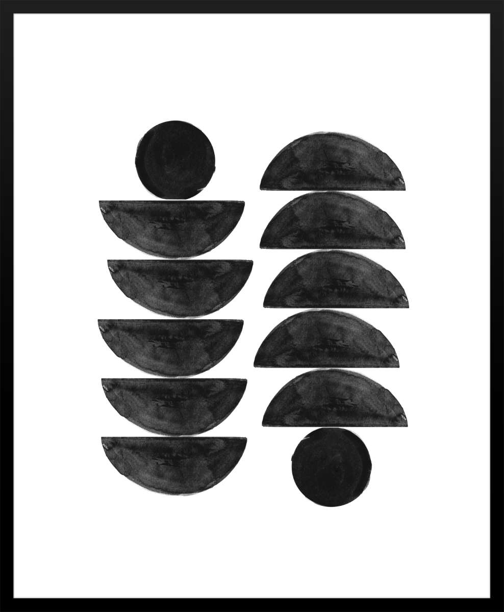 Black Frame with White Border