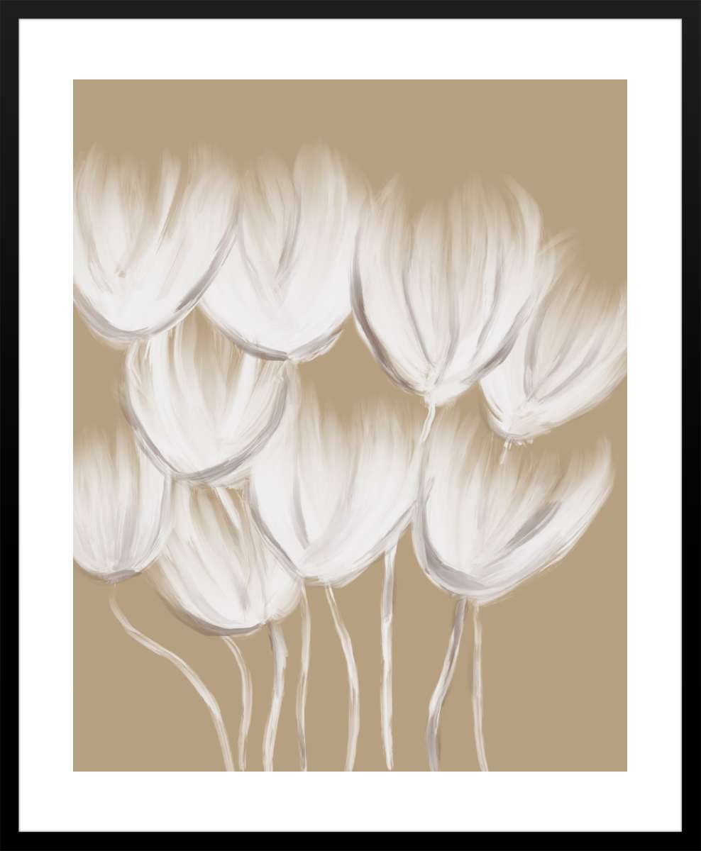 Black Frame with White Border