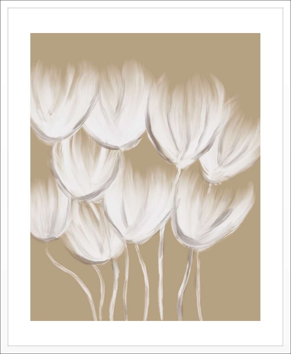 White Frame with White Border