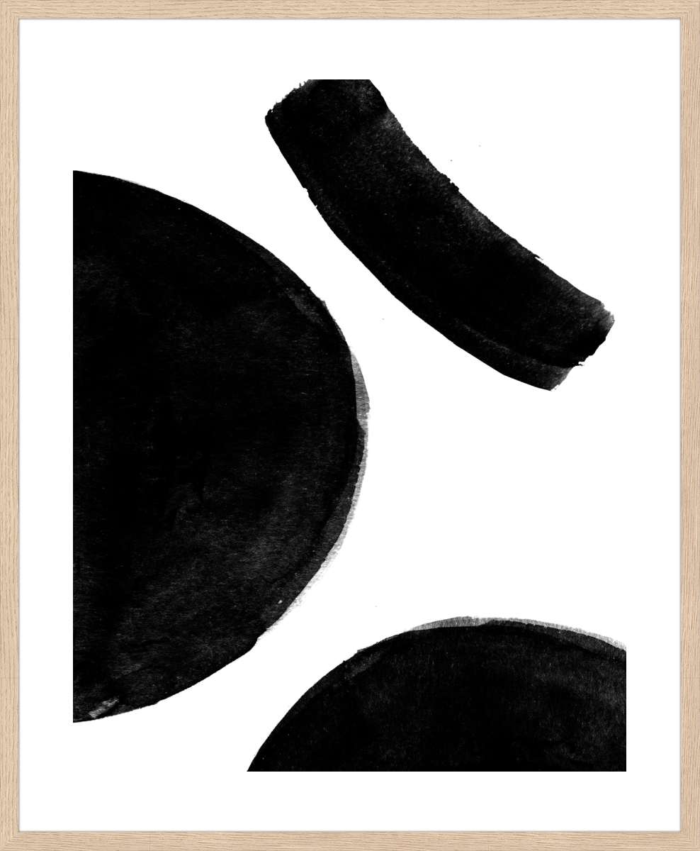 Oak Frame with White Border