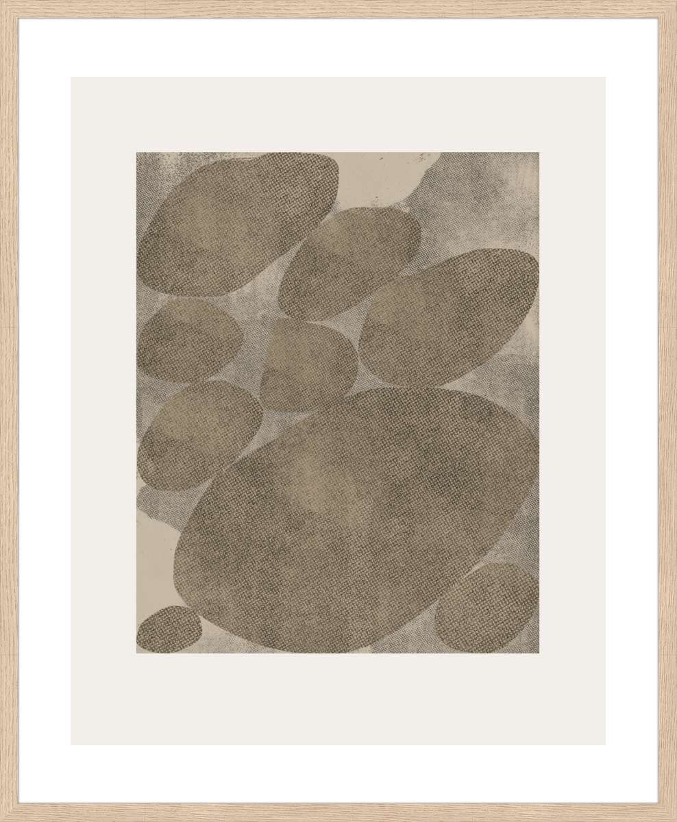 Oak Frame with White Border