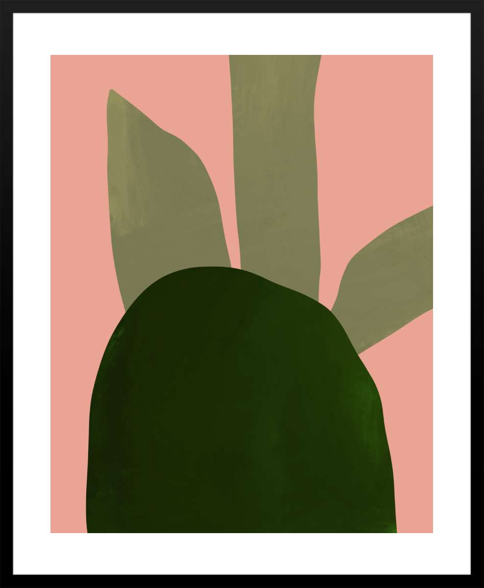 Black Frame with White Border