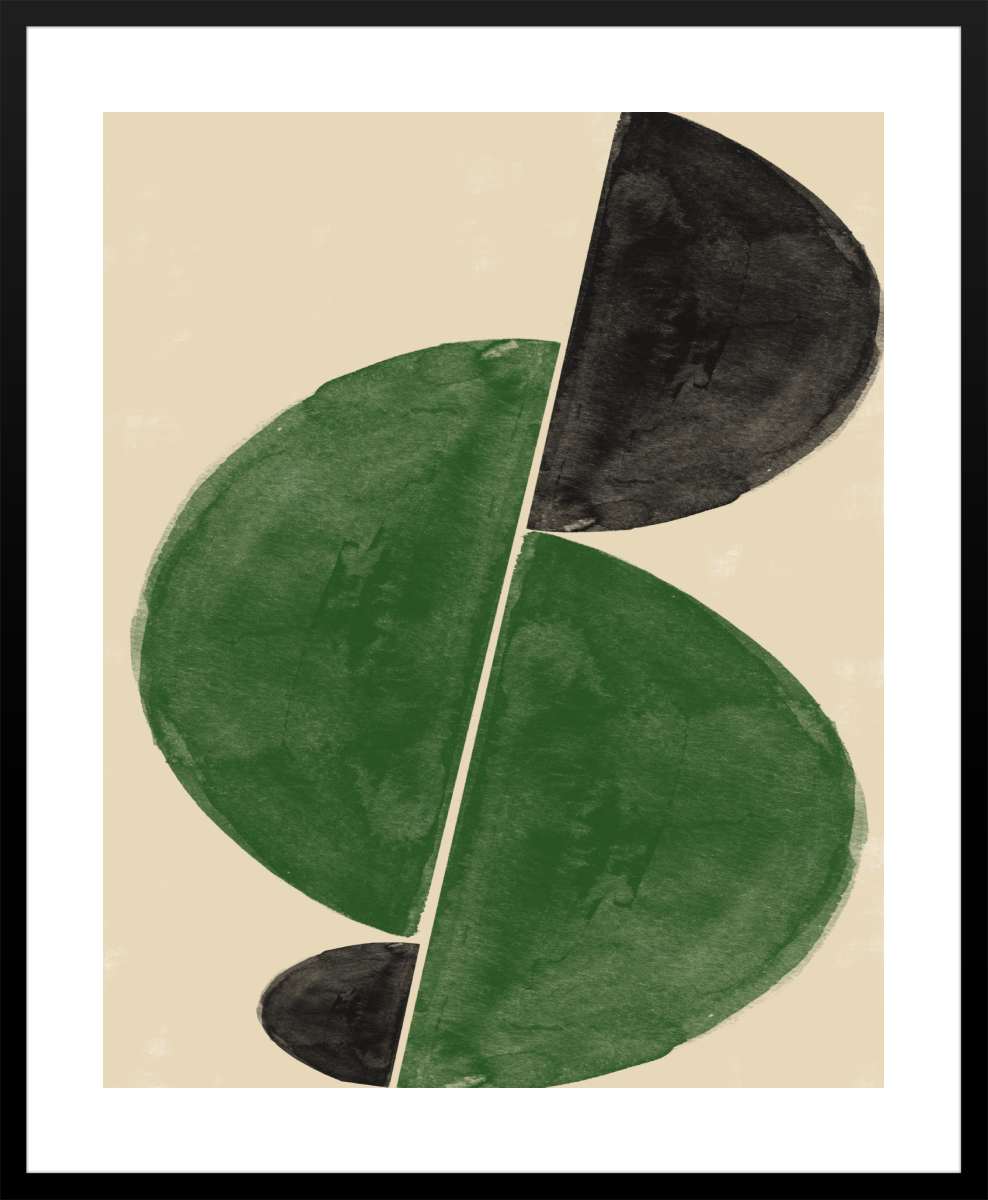 Black Frame with White Border