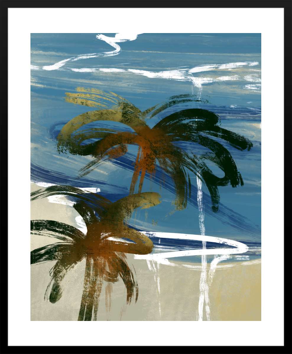 Black Frame with White Border