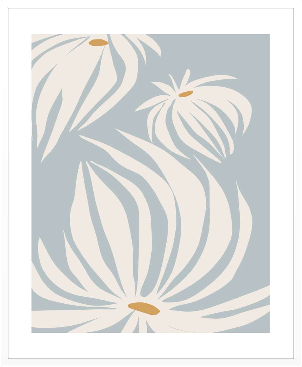 White Frame with White Border