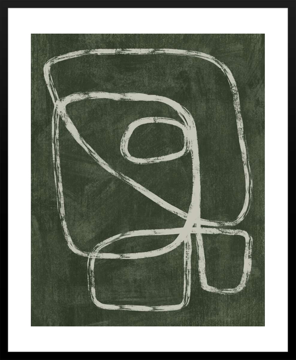 Black Frame with White Border